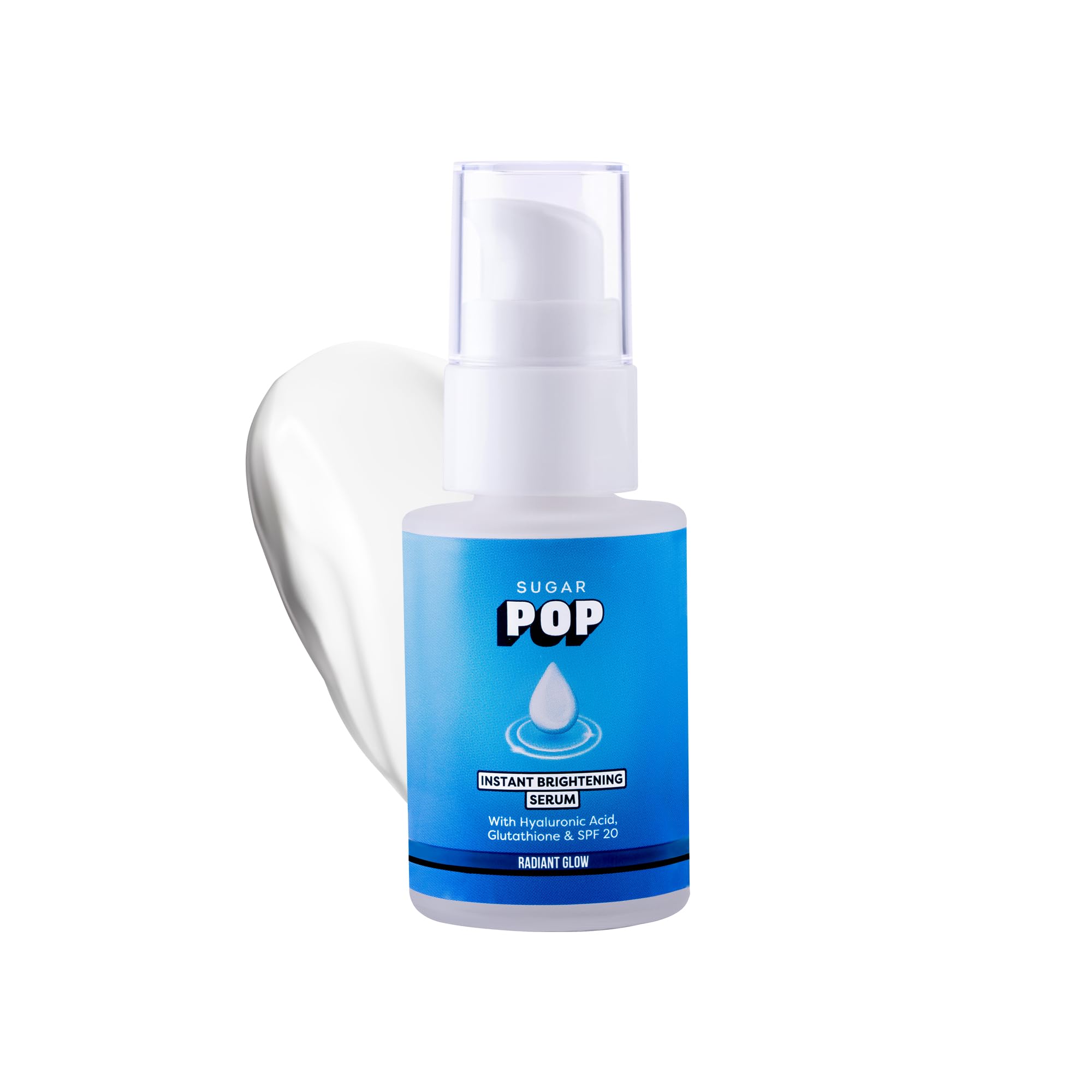 Sugar Pop Instant Brightening Serum With Hyaluronic Acid And Glutathione | Spf 20 | Unisex | 30Ml