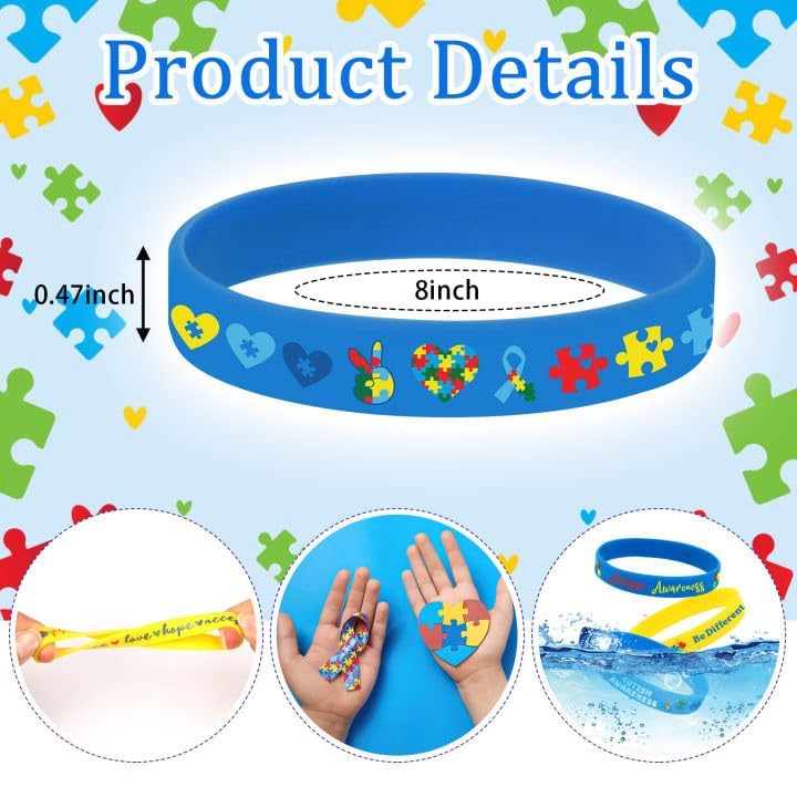JUNEBRUSHS 120pcs Breast Cancer Awareness Silicone Bracelets Pink Ribbon Hope Faith Strength Courage Accessories Wristbands for