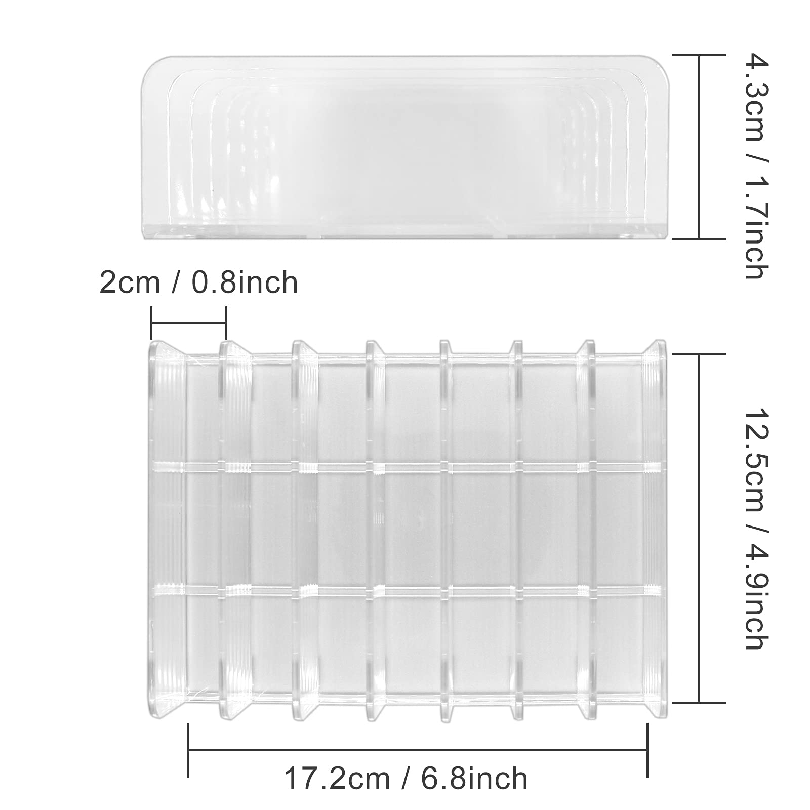 Makeup Organizer, Compact Makeup Palette Organize, For Bathroom Countertops, Vanities, Cabinets, Sleek Modern Cosmetics Storage