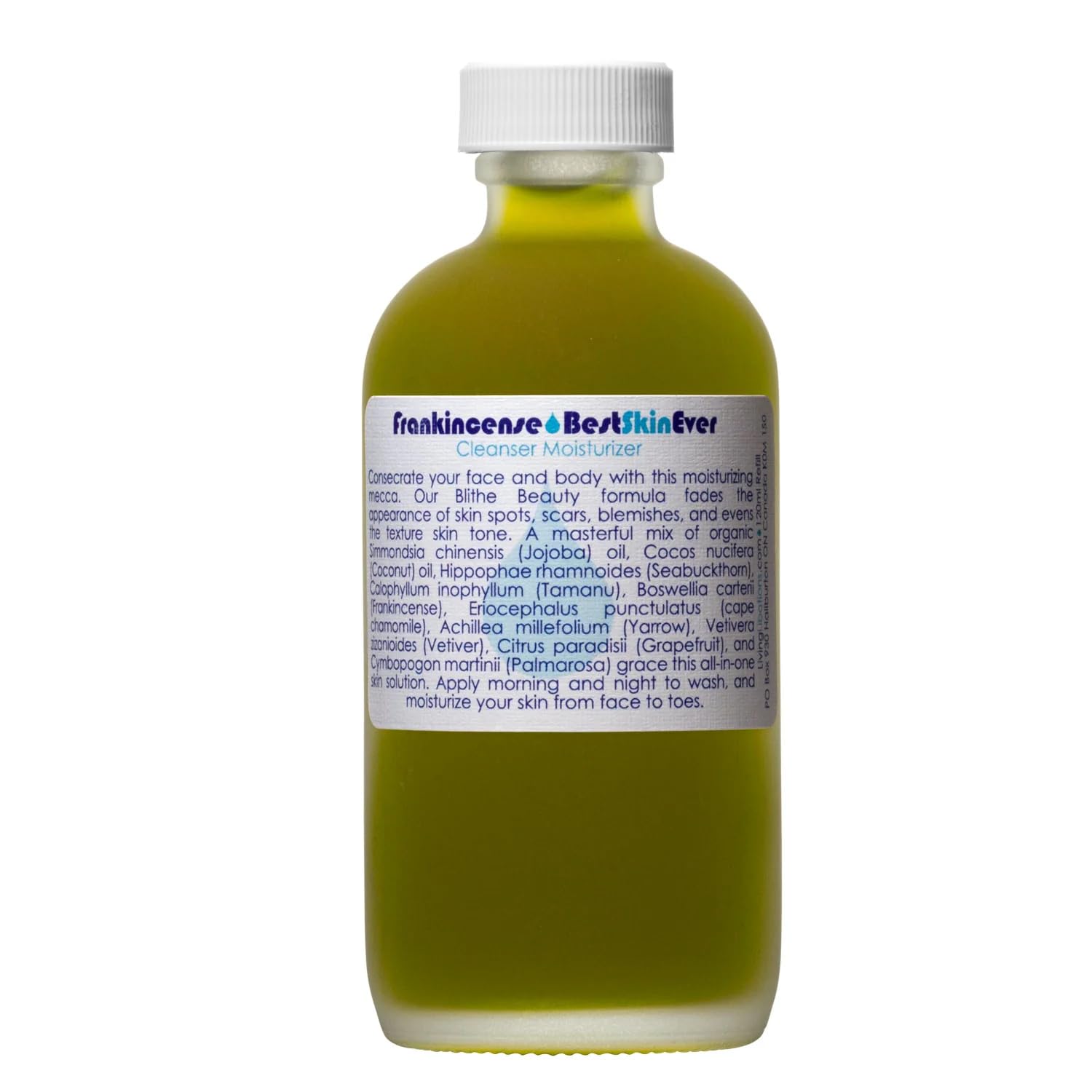 Living Libations - Organic Best Skin Ever All-In-One Facial Cleanser, Exfoliator + Moisturizer | Natural, Wildcrafted, Vegan Cle