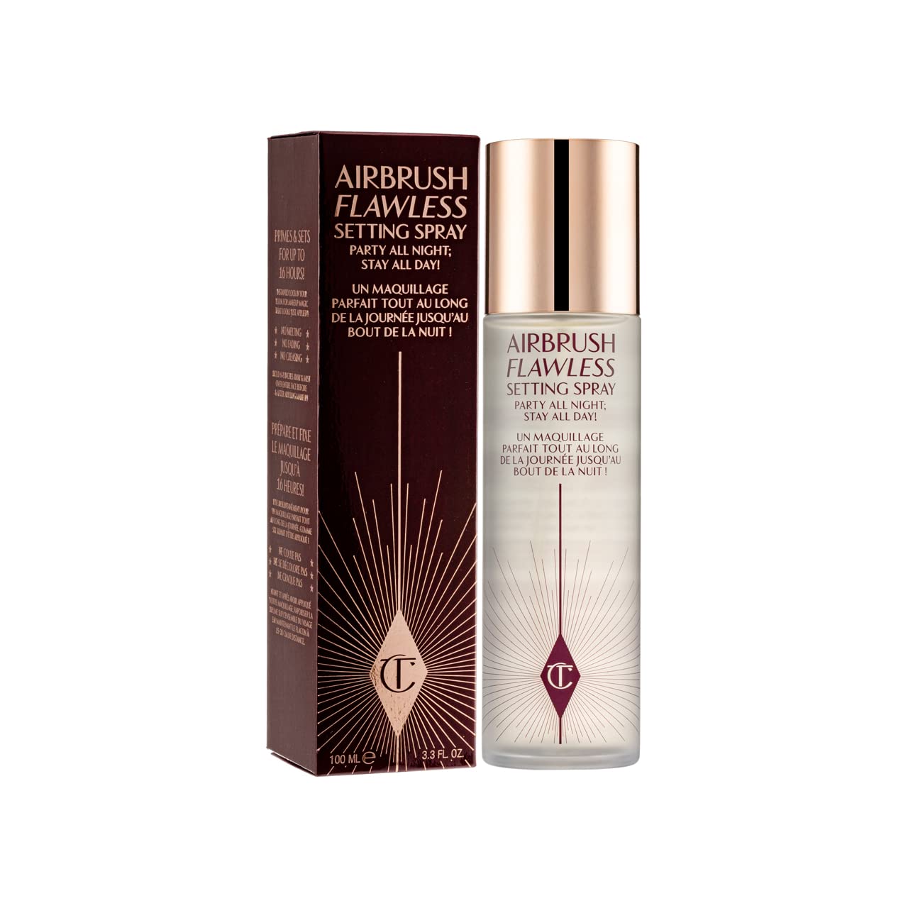 Charlotte Tilbury Airbrush Flawless Setting Spray (100Ml / 3.3 Fl Ozl),Clear