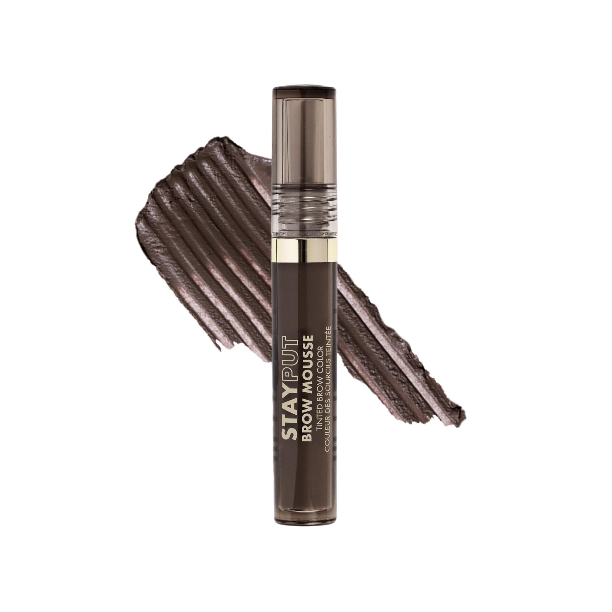 Stay Put Tinted Brow Mousse - Brown Black