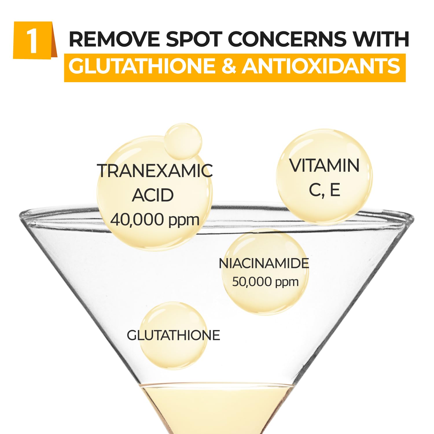 Numbuzin No.5+ Vitamin Concentrated Serum | Glutathione & Vitamin Serum, Dark Spot, Korean Skincare 1.01Fl.Oz/30Ml