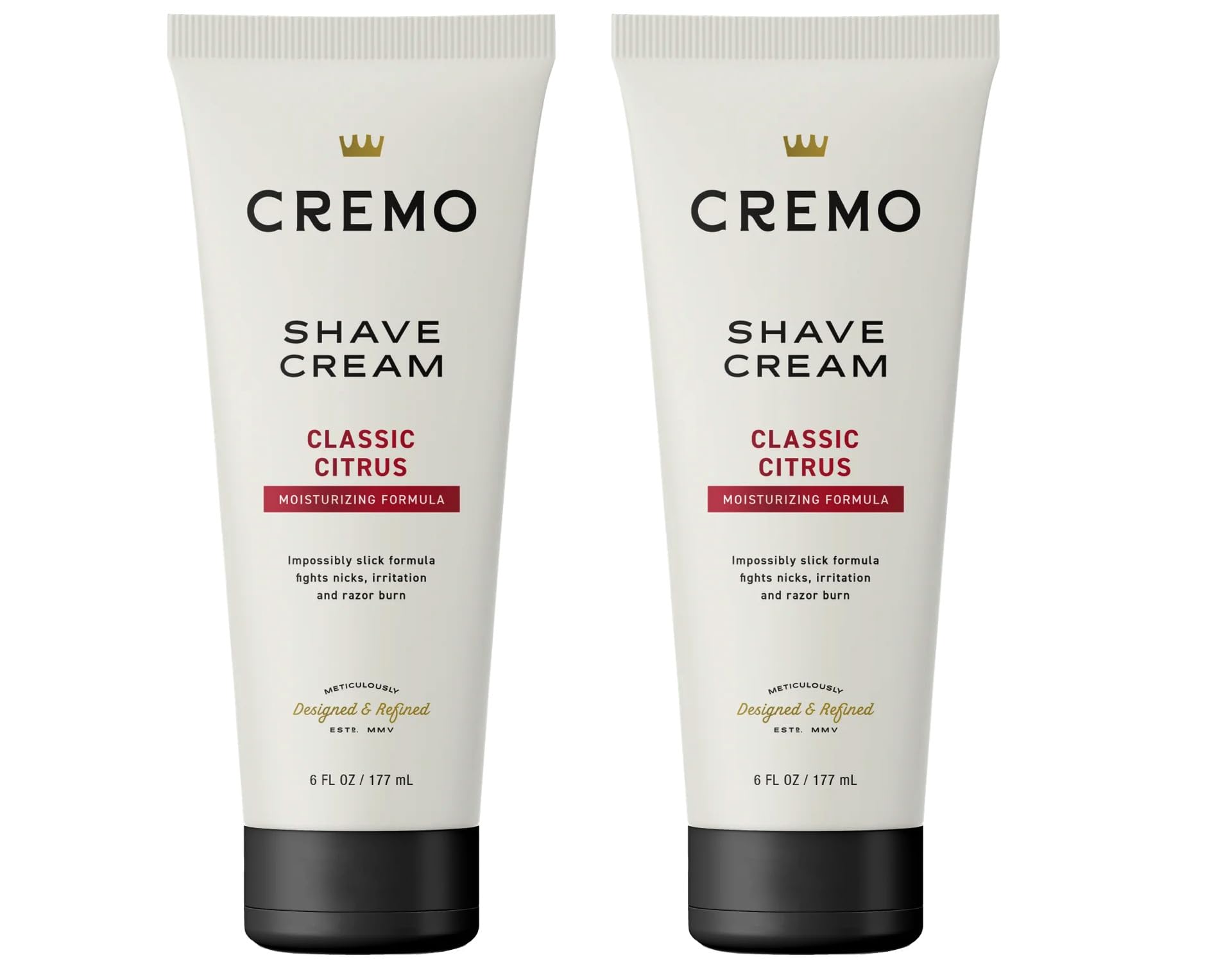 Cremo Classic Citrus Shave Cream-6 Fl Oz (Pack of 2)