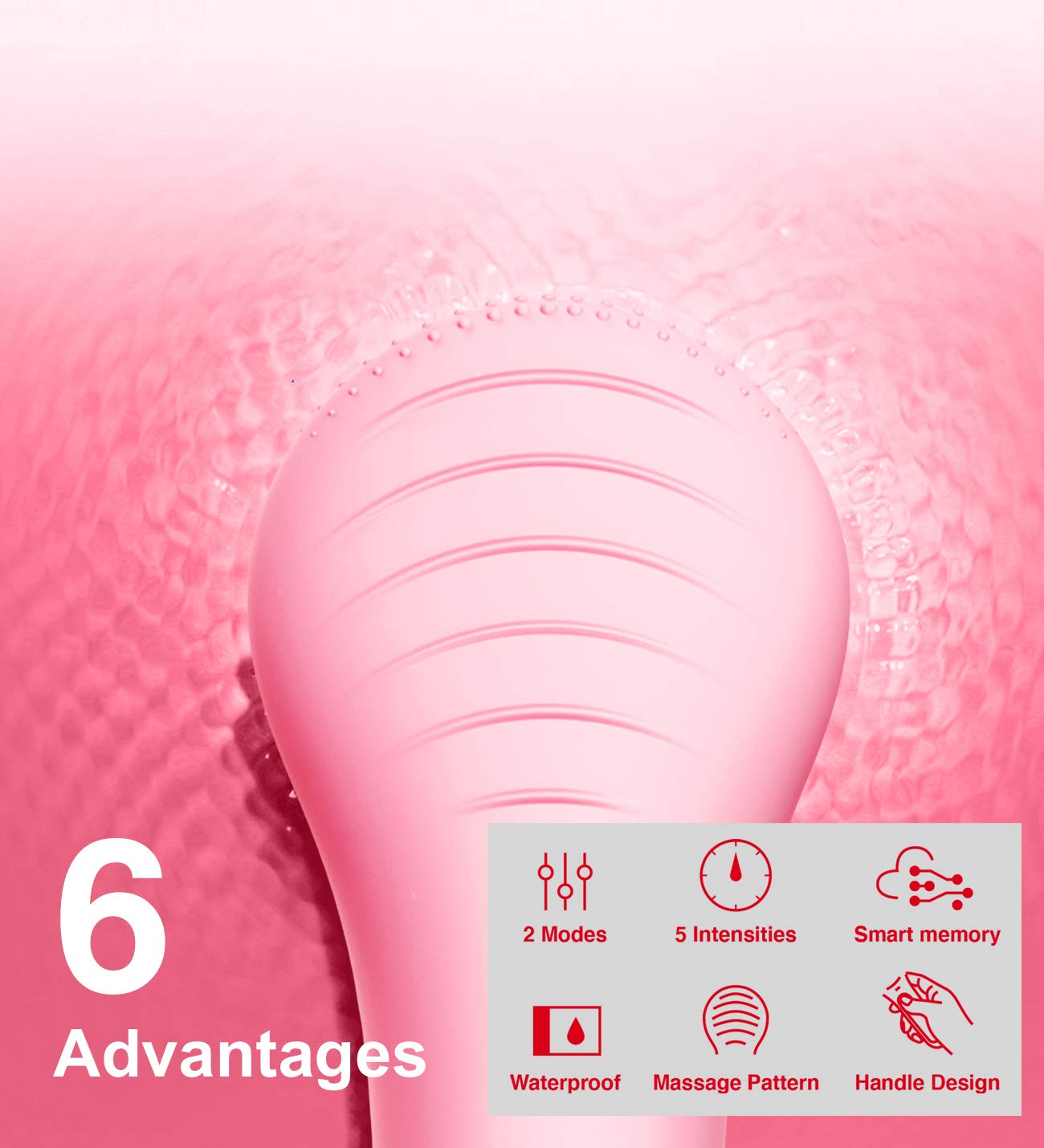 Ngracoola Clie Facial Cleansing Brush, Waterproof And Rechargeable Electric Face Scrubber For Men & Women, Exfoliating, Massagin