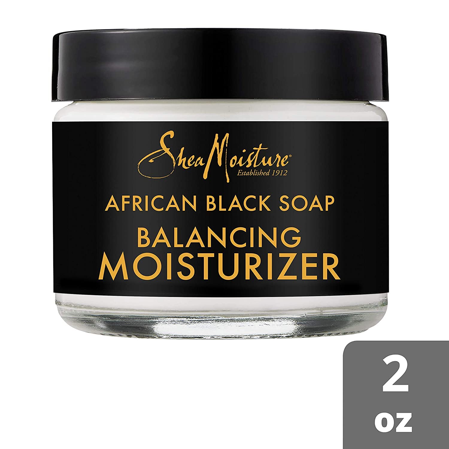 SheaMoisture Skin Care, Face Moisturizer, Authentic African Black Soap Balancing Moisturizer for Acne & Blemish Prone Skin, Tama