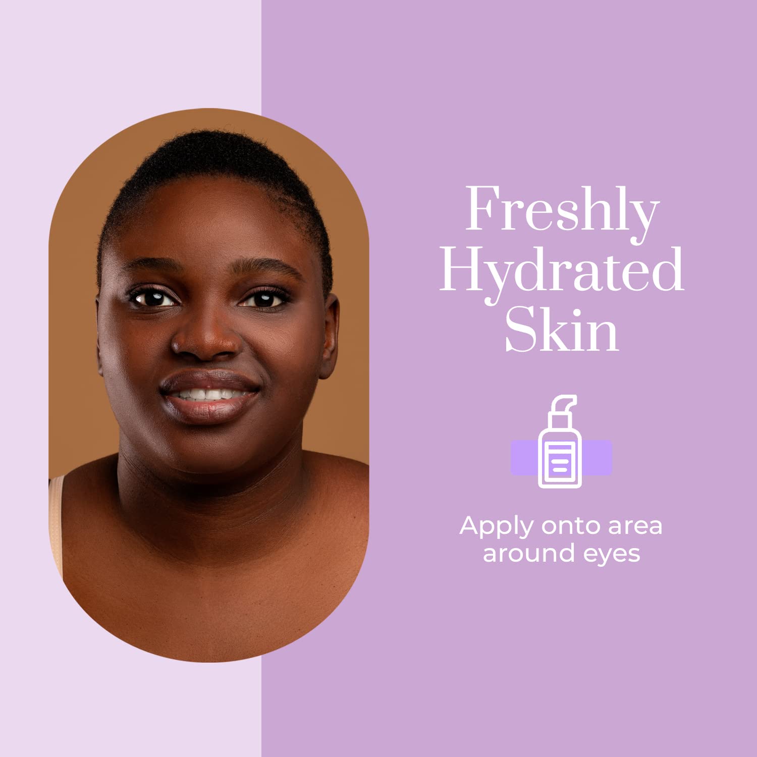 Clear Beauty Vitamin C & Hyaluronic Acid Under Eye Serum - Reduce Eye Bags, Puffiness, Dark Circles & Wrinkles, Lifting Eye Seru