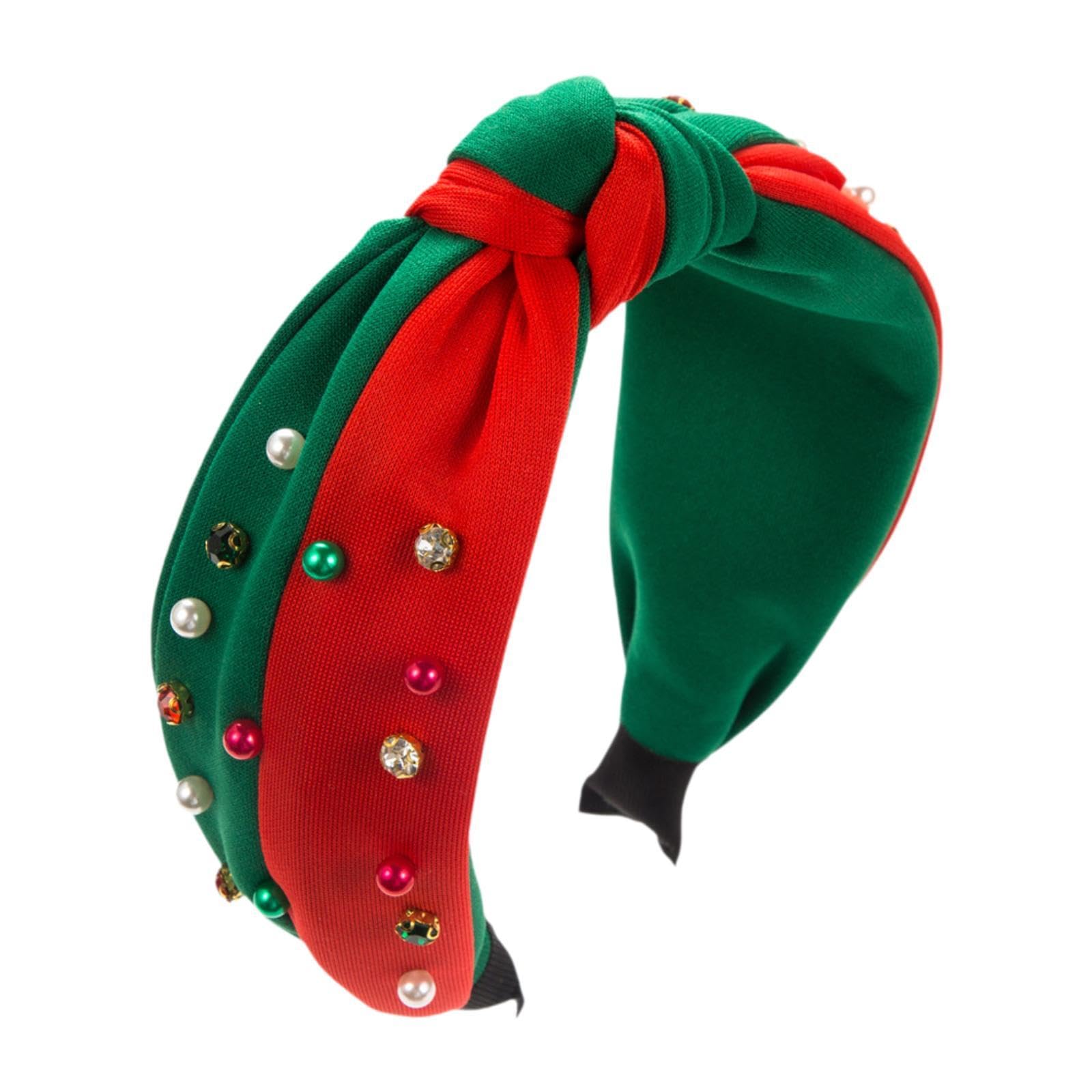 ATORSE?Xmas Hair Band Favors Photo Christmas Headband for Women Ladies Girls green red