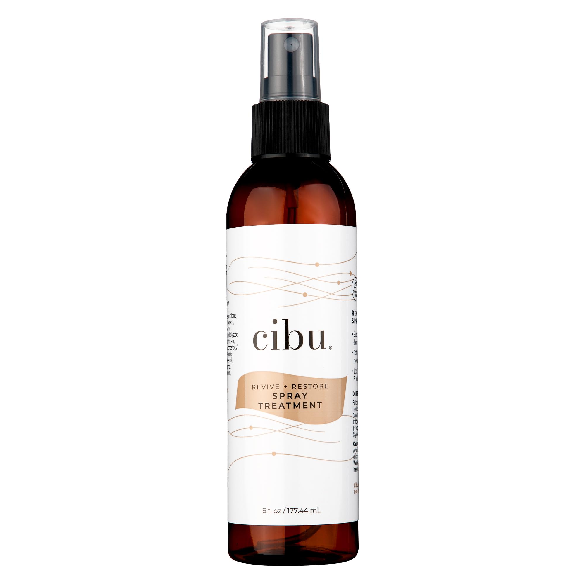 Cibu Revive And Restore Spray Treatment | Hair Restore Treatment With Oleic Acid, Linoleic Acid, Vitamin E & K | Eliminates Friz