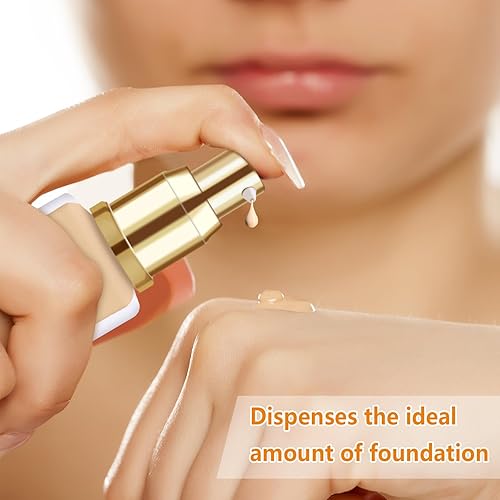 Chris.W 2Pack Foundation Pump For Estee Lauder Double Wear Foundation(Gold)