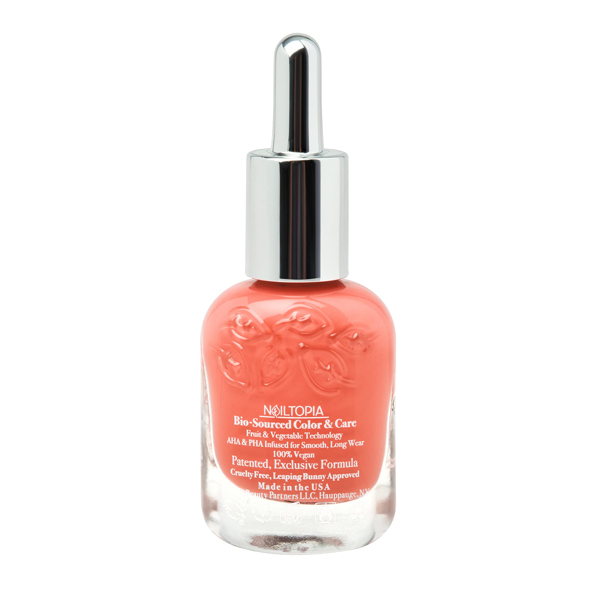 Nailtopia - Plant-Based Chip Free Nail Lacquer - Non Toxic, Bio-Sourced, Long-Lasting, Strengthening Polish - West Side Story (C