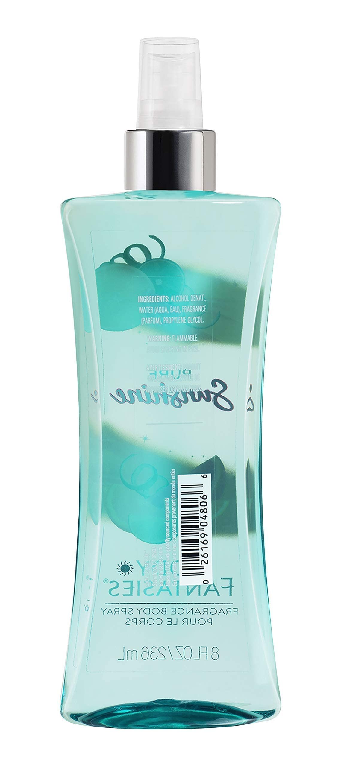 Pure Sunshine By Body Fantasies, 8 Oz Fragrance Body Spray For Women