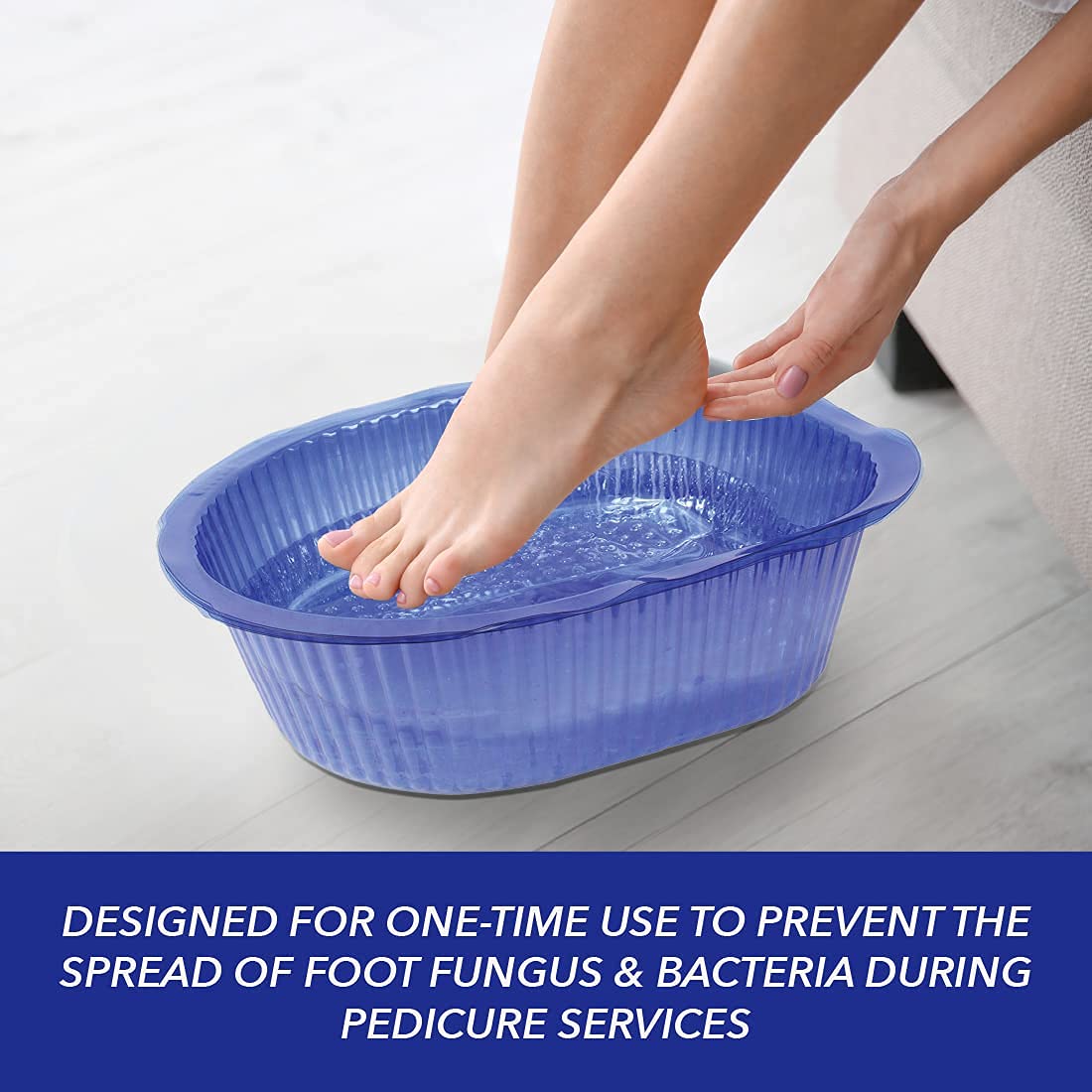 Forpro Universal Pedi Bath Liners - 50% Thicker - Fit Footsie Bath Plus Foot Bath, Disposable Pedicure Foot Tub Liners For Foot
