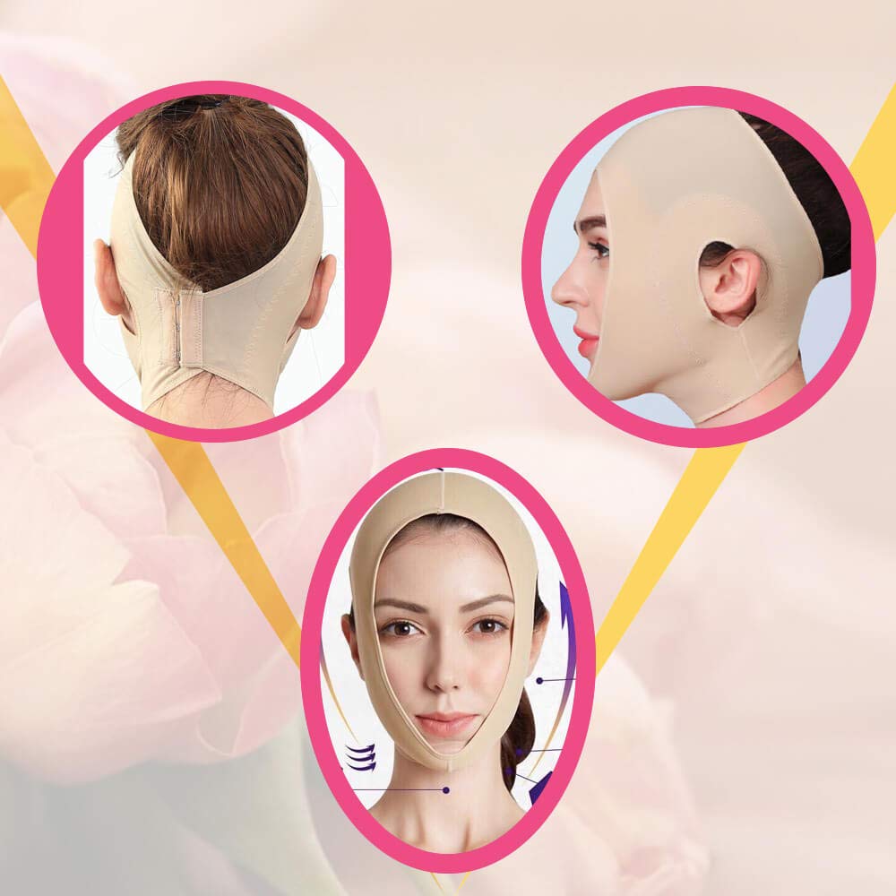 Reusable Chin Slimming Strap Face Lift Tape V Line Lifting Face Mask Double Chin Reducer Face Neck Slimmer Jawline Shaper Anti S
