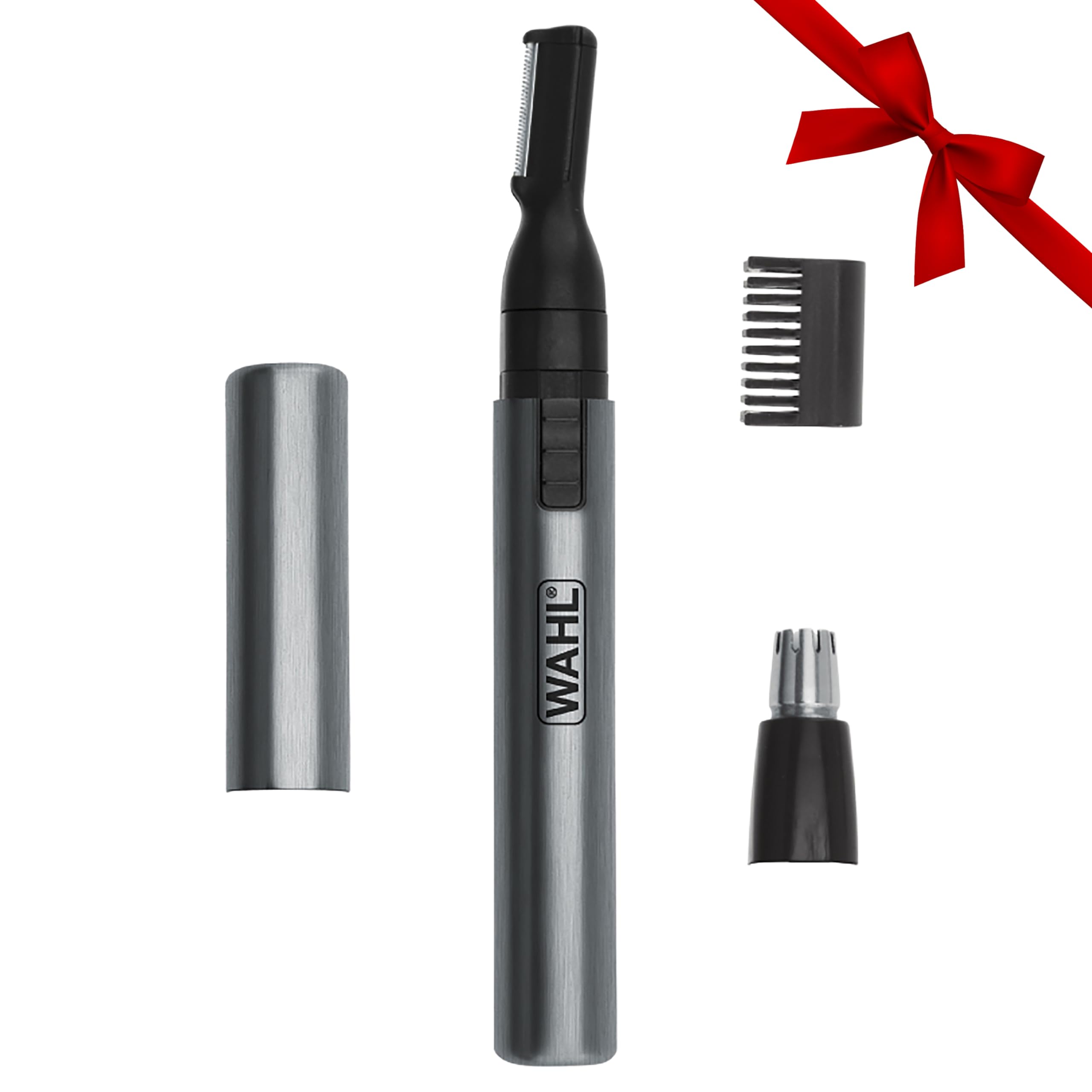 Wahl Micro Groomsman Battery Personal Trimmer & Detailer for Hygienic Grooming with Rinseable, Interchangeable Heads for Eyebrow