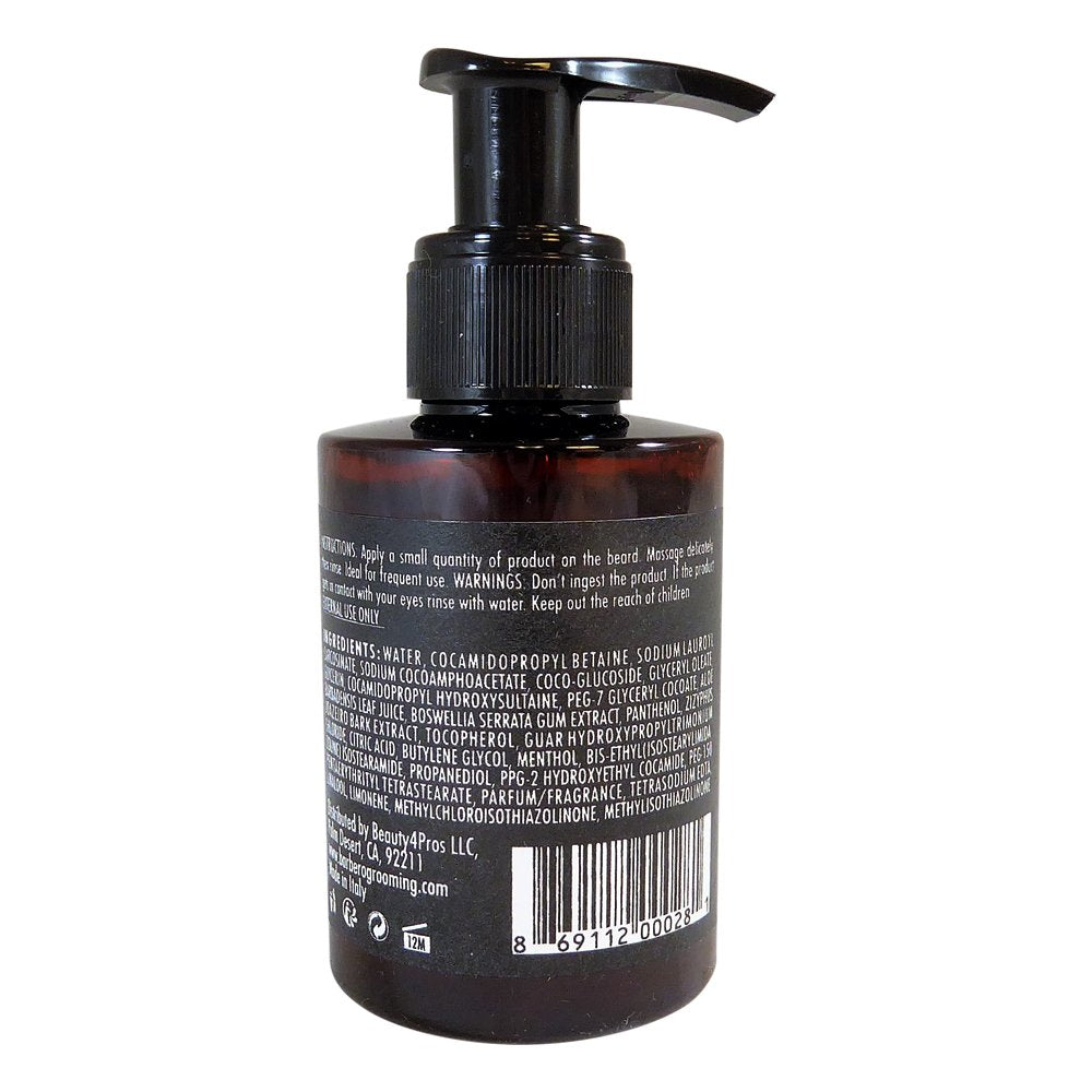 Barbero Grooming Beard Shampoo 100Ml 3.38 Fl Oz