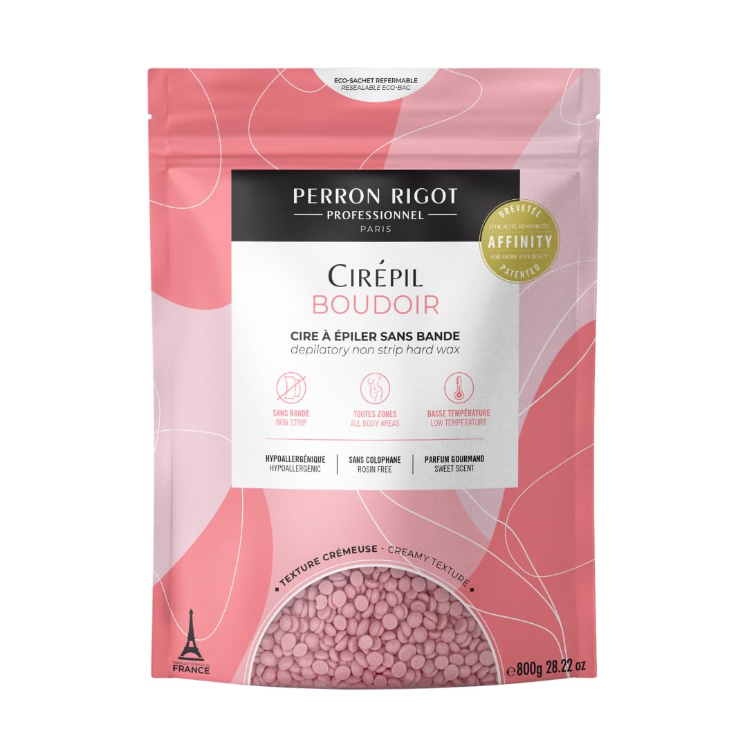 Cirepil - Boudoir - 800g / 28.22 oz Wax Beads Bag - Sweet Fragrance - Allergen-Free - Specially Formulated for Short, Coarse Hai