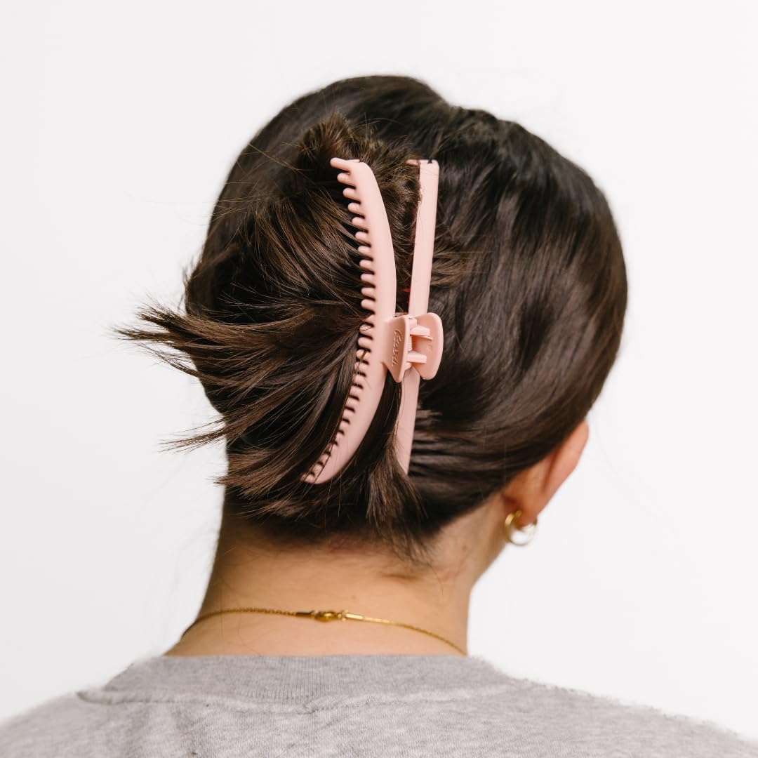 Kaxi The Original Hold Everything Hair Claw - Perfect For Thick & Thin Hair Straight, Wavy & Curly, Strong Clip With 52 Teeth &