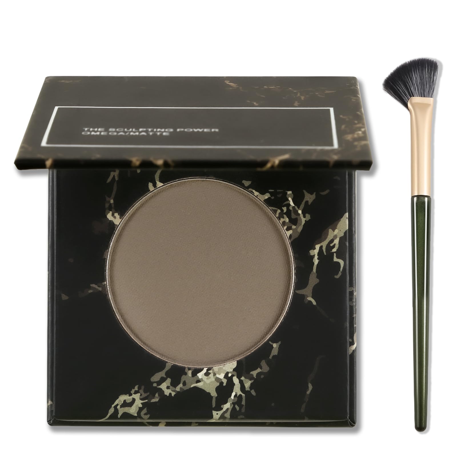 Erinde Matte Grey Contour Palette, Cool Toned Face Sculpting Bronzer Pressed Powder Contour, Lightweight, Ultra-Blendabled, Mult