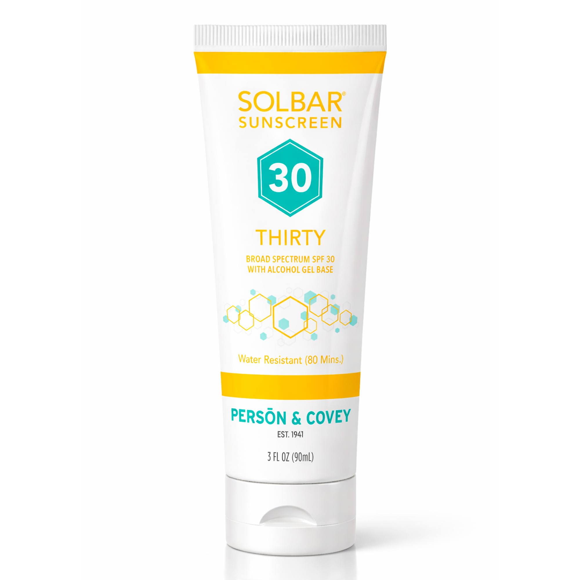 SOLBAR Thirty SPF 30 Gel Sunscreen for Face & Body  NonSticky, FragranceFree, Broad Spectrum Skin Sun Protection for Oily & S