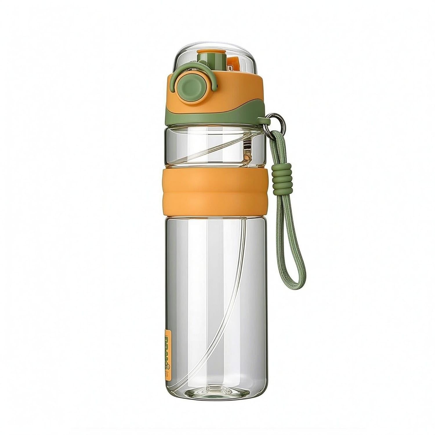 Bnf BabyGrade Spray Water Bottle OneButton Opening Clear Tritan Material Bottle Sealed Design Mist Sprayer, Dazzling Yellow