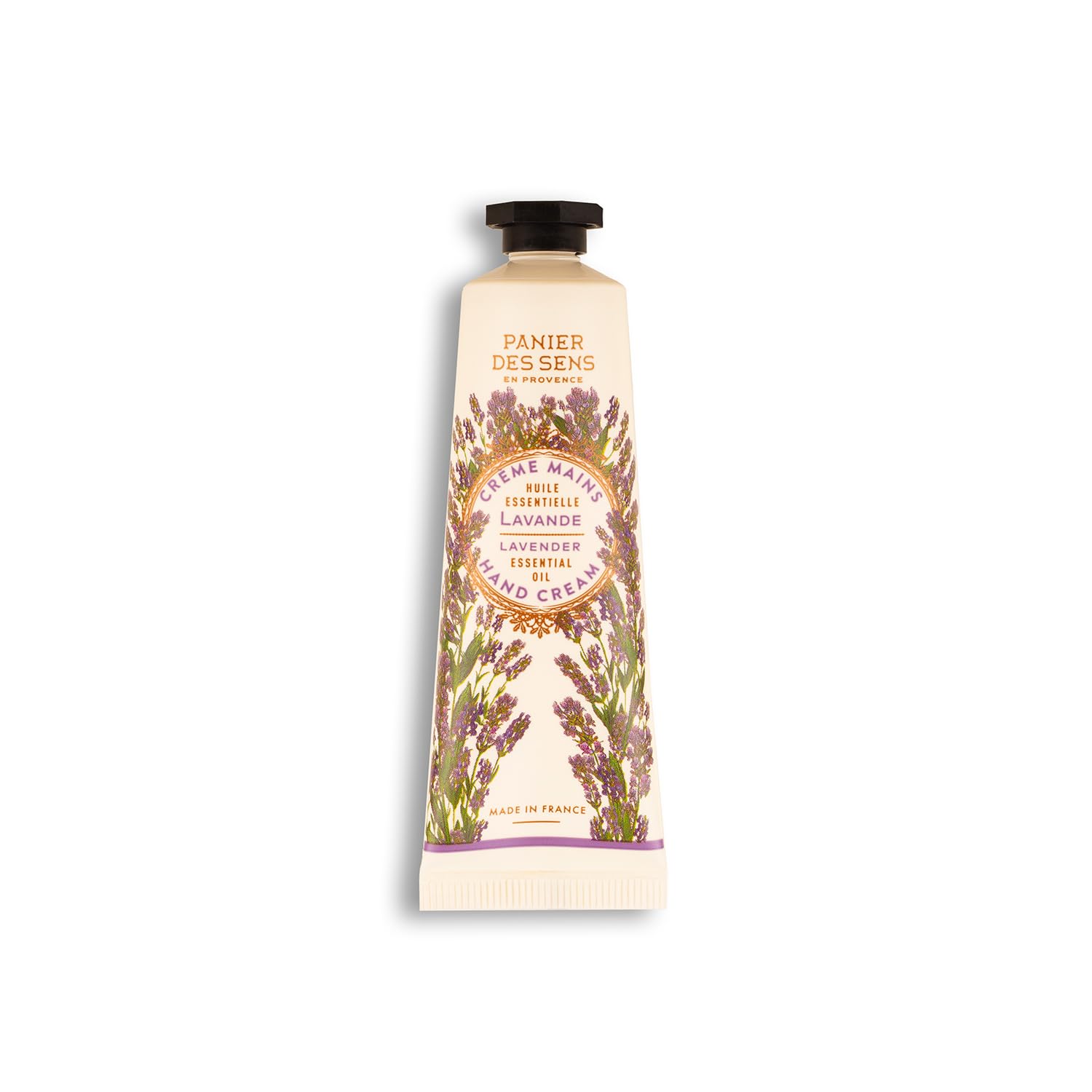 Panier des Sens - Hand Cream for Dry Cracked Hands and Skin - Lavender Mini Hand Lotion, Moisturizer, Mask - With Shea Butter an