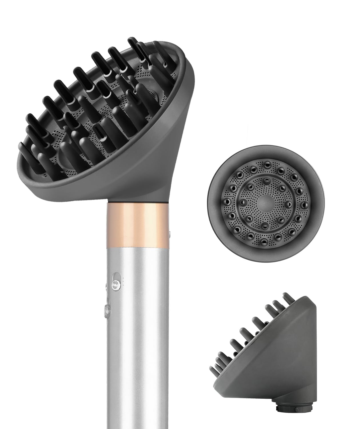 Large Diffuser Attachment for Dyson Airwrap HS01 HS05 i.d. Gray