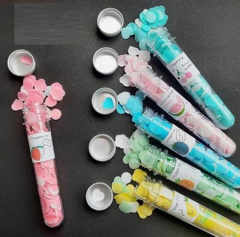 Ahdam Travel Soft Flower Design Paper Soap Bottle Portable & TravelFriendly Paper Hand Wash For Kids & Adultstravel Soft Flower