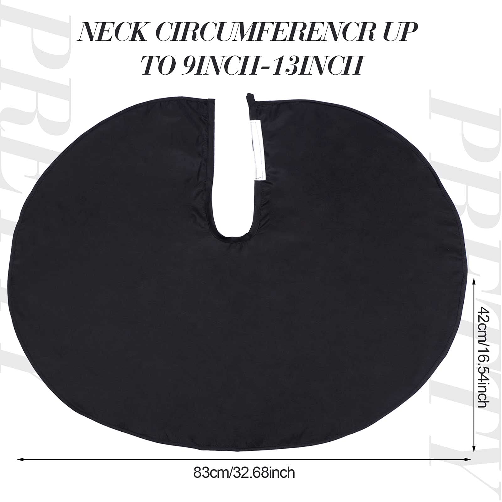 3 Pieces Makeup Capes For Clients Makeup Bibs Comb-Out Beard Aprons Hair Dye Aprons Styling Shampoo Capes Hair Salon Shorty Cape