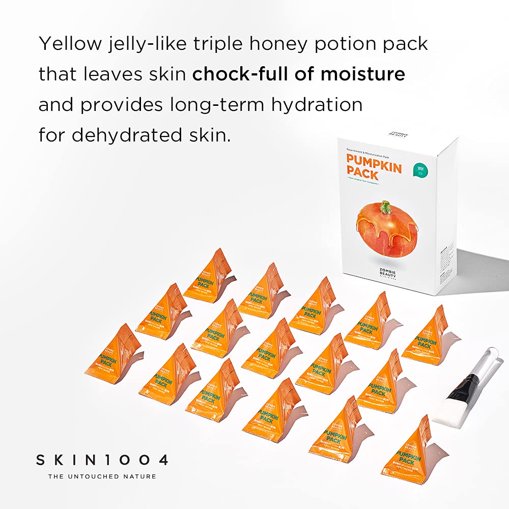 Skin1004 Pumpkin Pack(1Box -16Ea) |Anti-Wrinkle Care Solutions