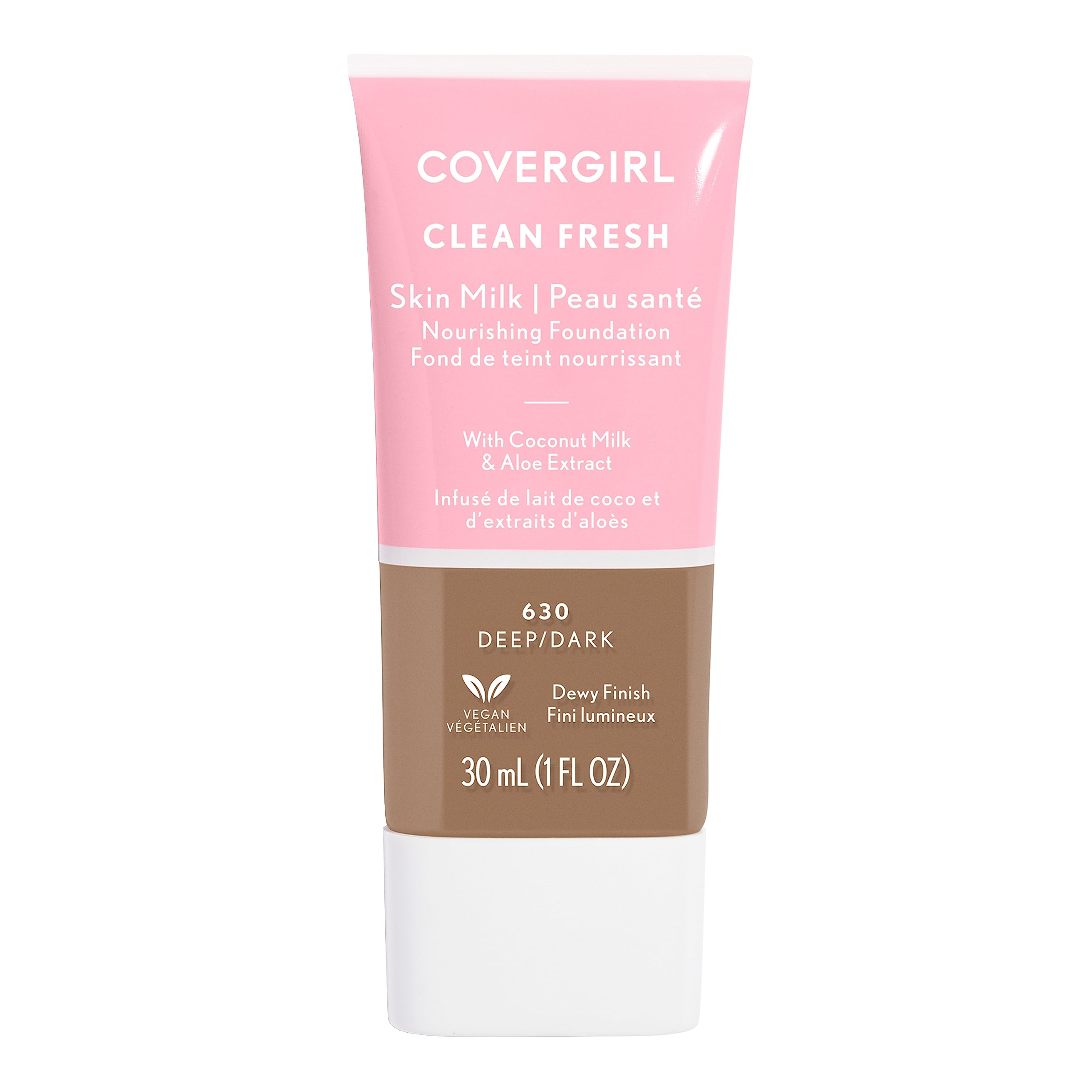 Covergirl, Clean Fresh Skin Milk Foundation, Deep/Dark, 1 Count