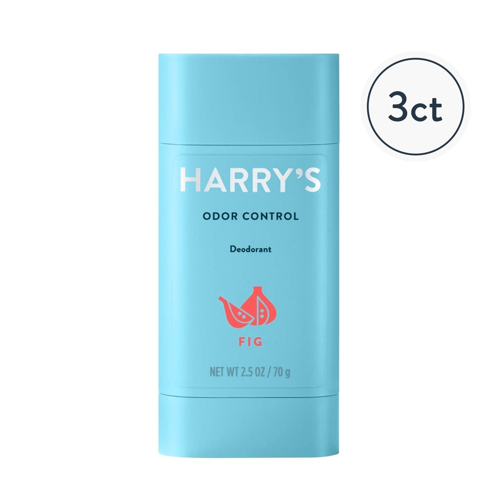 Harry's Men's Deodorant - Odor Control Deodorant - Aluminum-Free - Fig, 2.5 Oz, 3 count (Pack of 1)