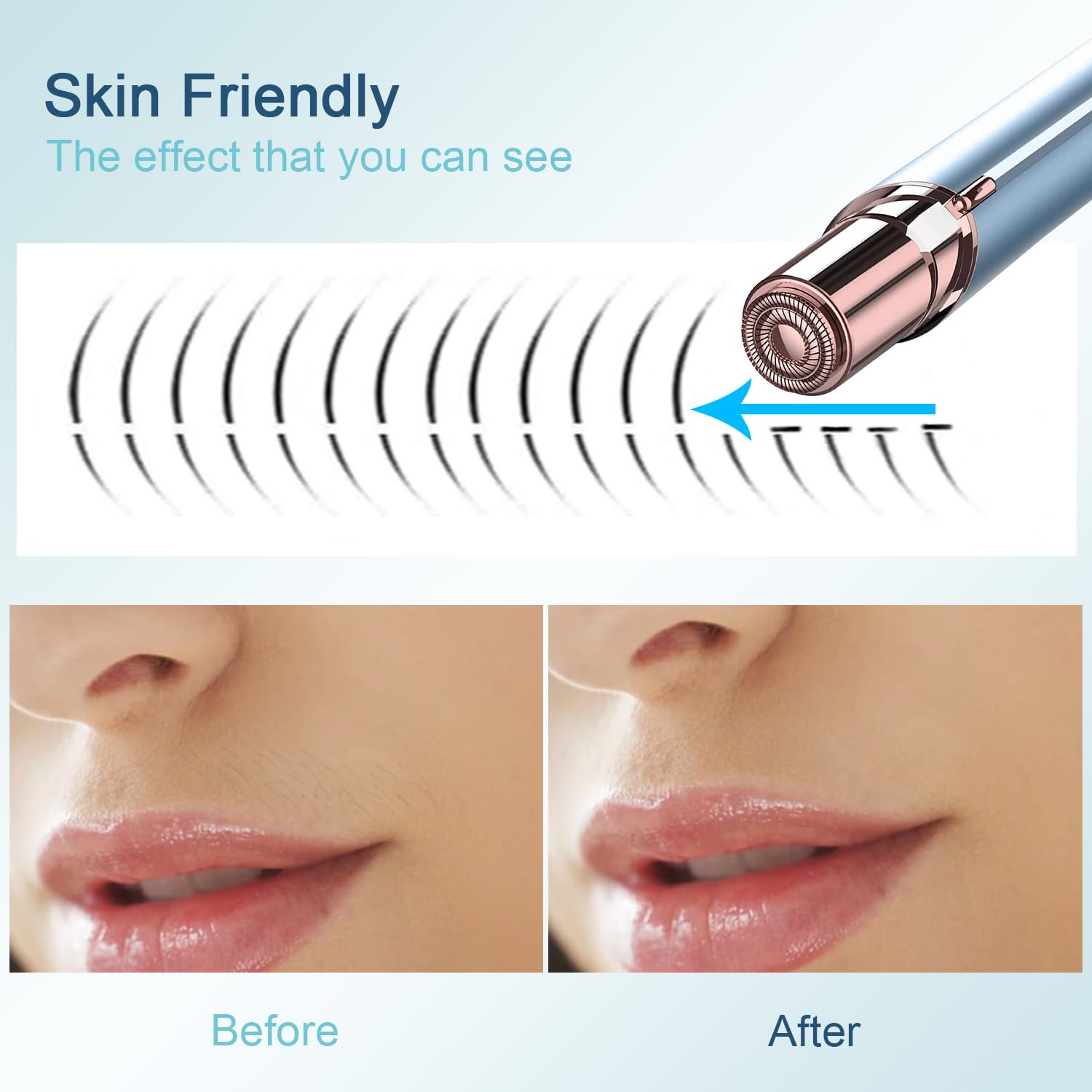 Innobeaut Facial Hair Removal For Women, Electric Painless Facial Hair Remover For Face, Lip, Chin With Usb Rechargeable
