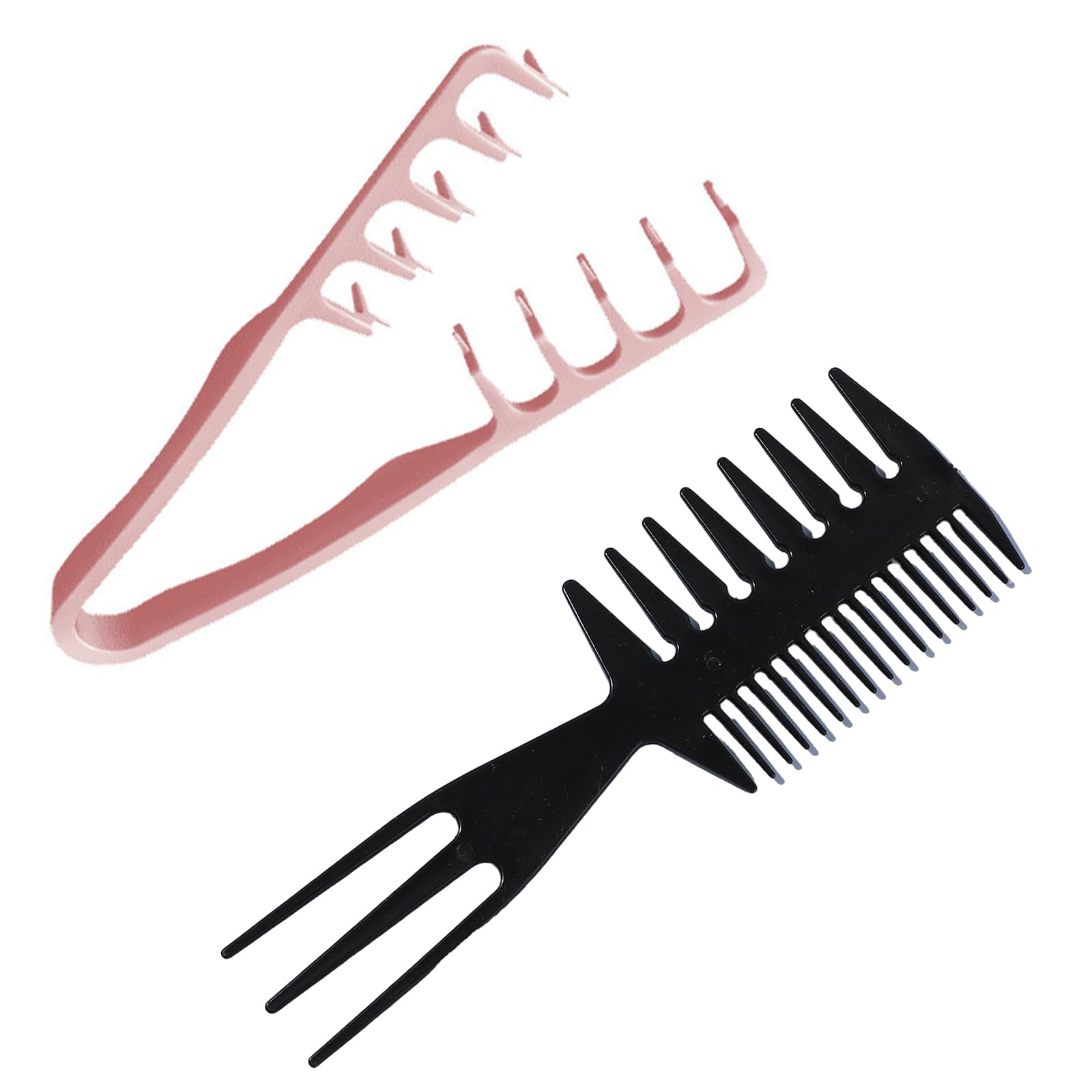 2 Pcs Hair Texture Comb Volumizer Tool Styling Root Lifter Comb for Women