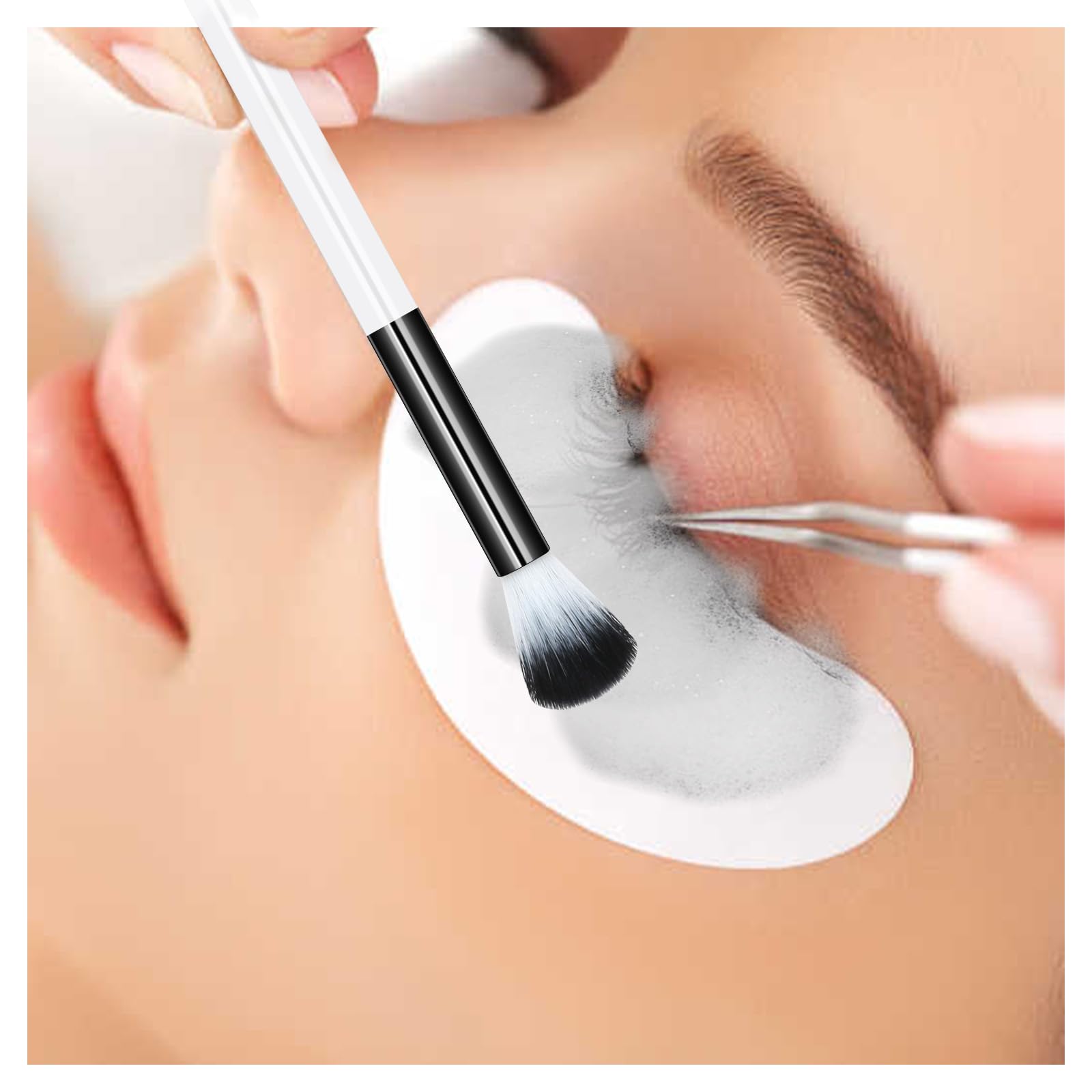 12 Pcs Eyelash Cleaning Brush, Lash Bath Brush, Lash Shampoo Cleansing Brush For Lash Extension, Lash Wash Brush, Lash Shampoo B