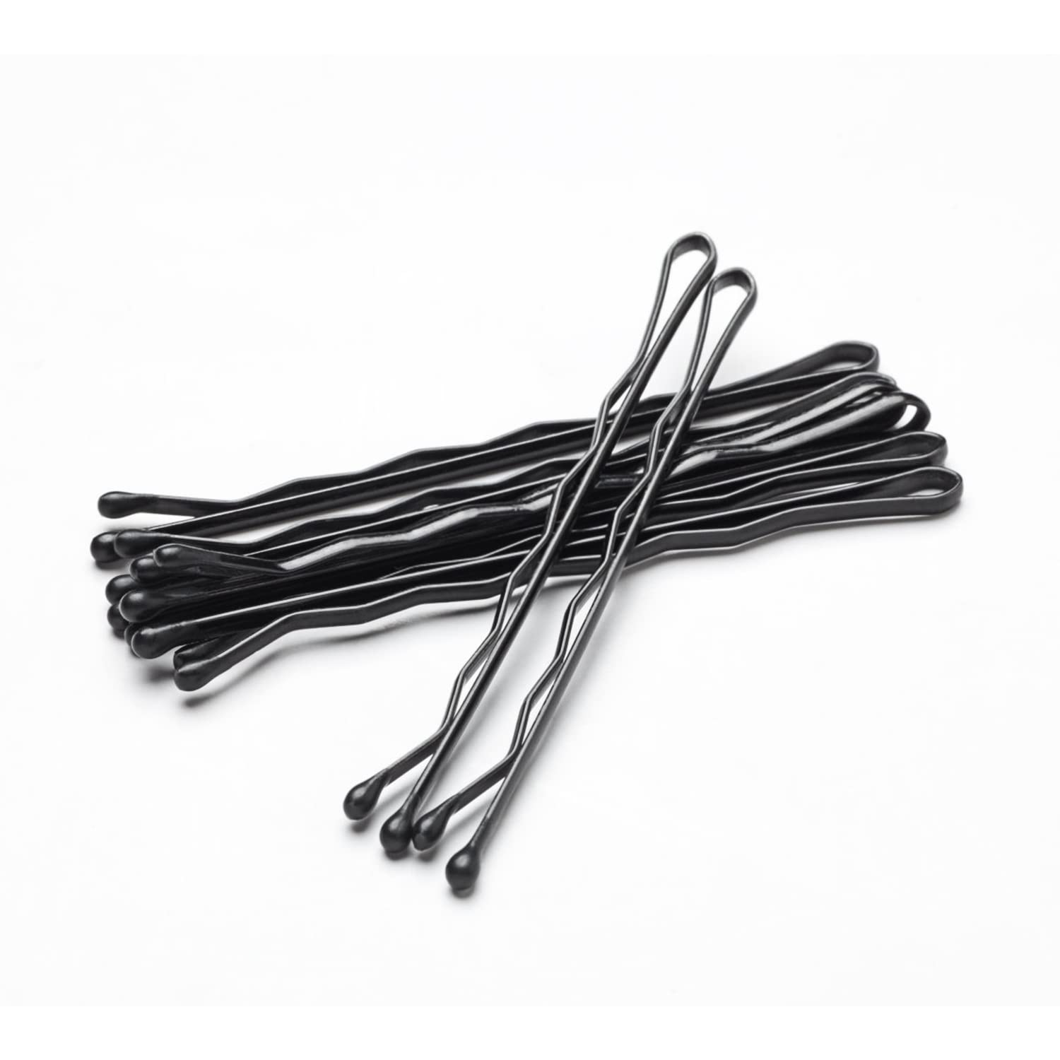 Bobby Pins, MORGLES Black Bobby Pins for Hair Bob Pins Bulk with Box 120 Count (Black,2 inch)