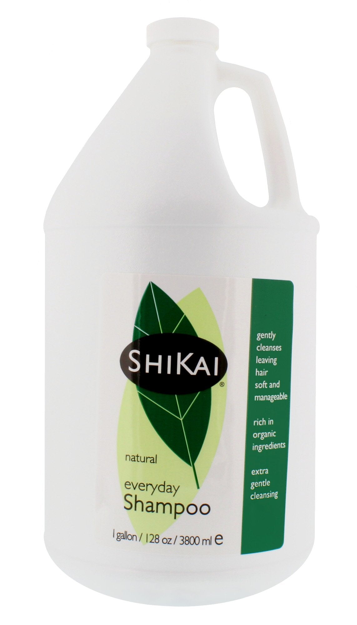 ShiKai Everyday Gentle Cleansing Shampoo (1 Gallon)  Extra Mild, Gentle, Low Detergent Formula  With Aloe Vera for Healthy, Shin