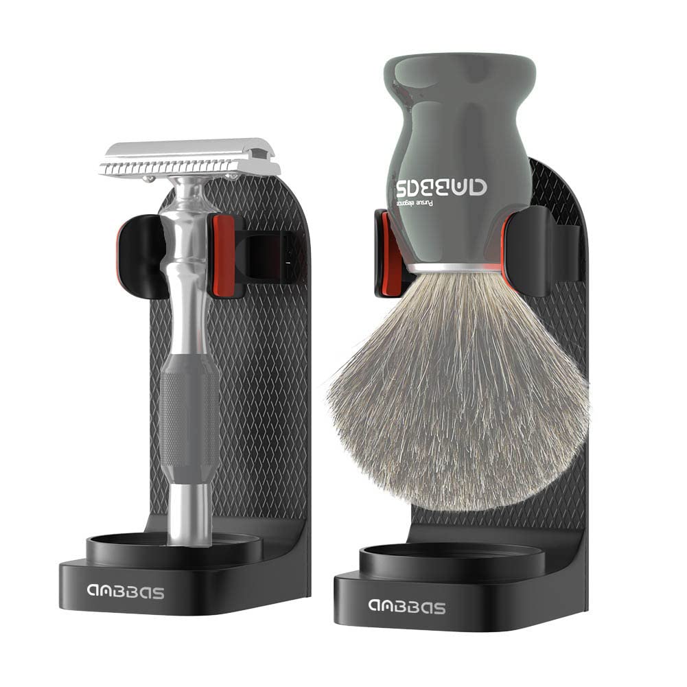 Anbbas 2pcs Wall Mounted Shaving Holder for Brush,Razor,Electric Toothbrush