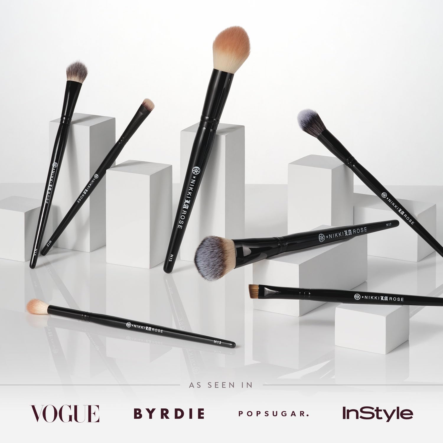 Bk Beauty - Nikki La Rose Pro Artist Makeup Brush Set (7Pc)