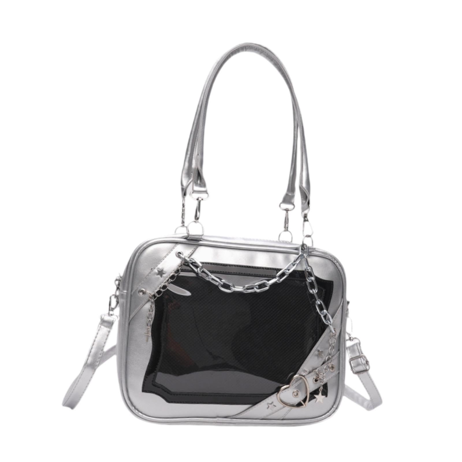 Atorse Women Shoulder Bag Travel Bag Gift Shoulder Purse For Working Outdoor Dating Silver|Clothing, Shoes & Accessories | Women