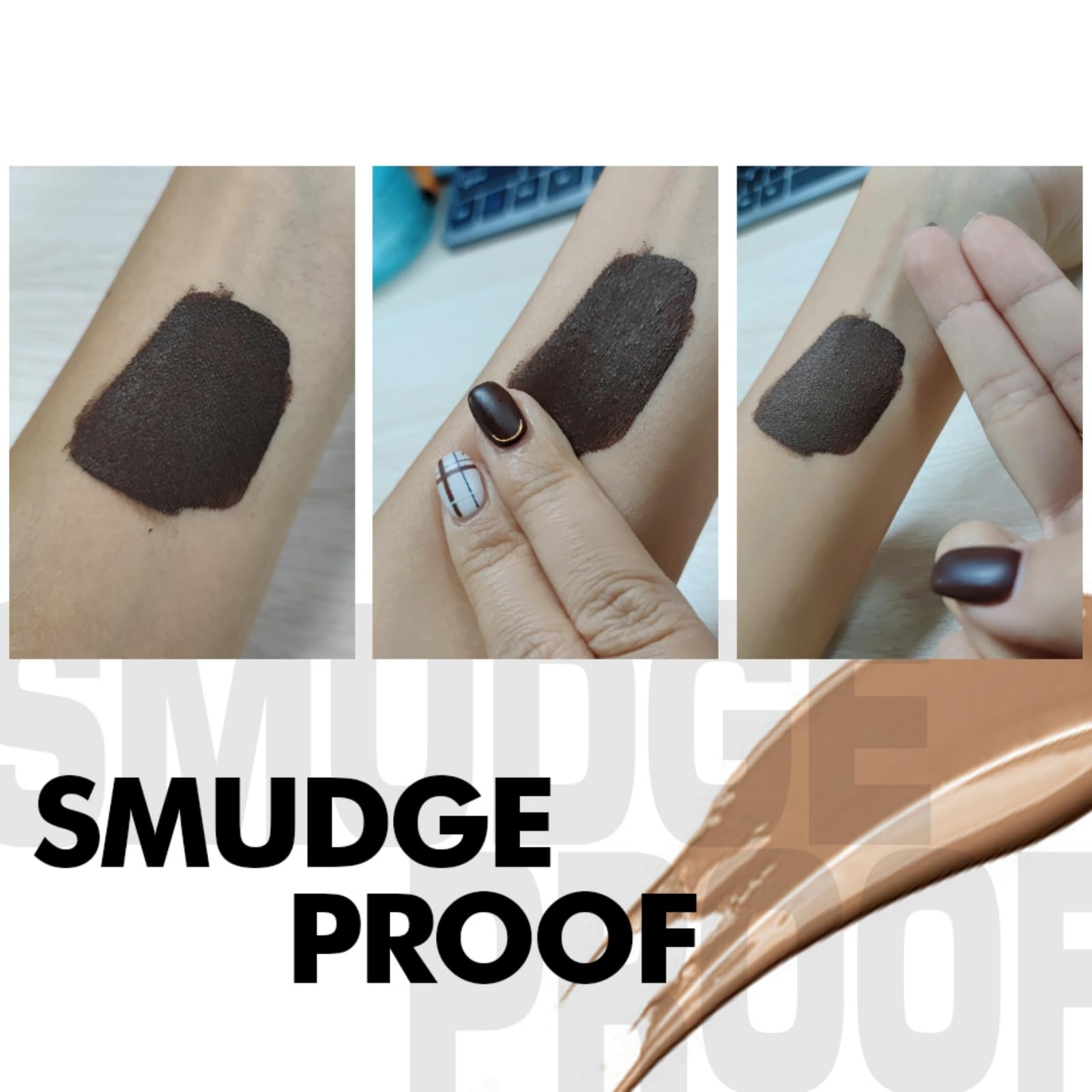 SACE LADY 3D Eyebrow Gel Long Lasting 24 Hours Waterproof Smudge-proof Brow Cream Makeup Kit (02 DARK BROWN, 0.2Fl Oz)