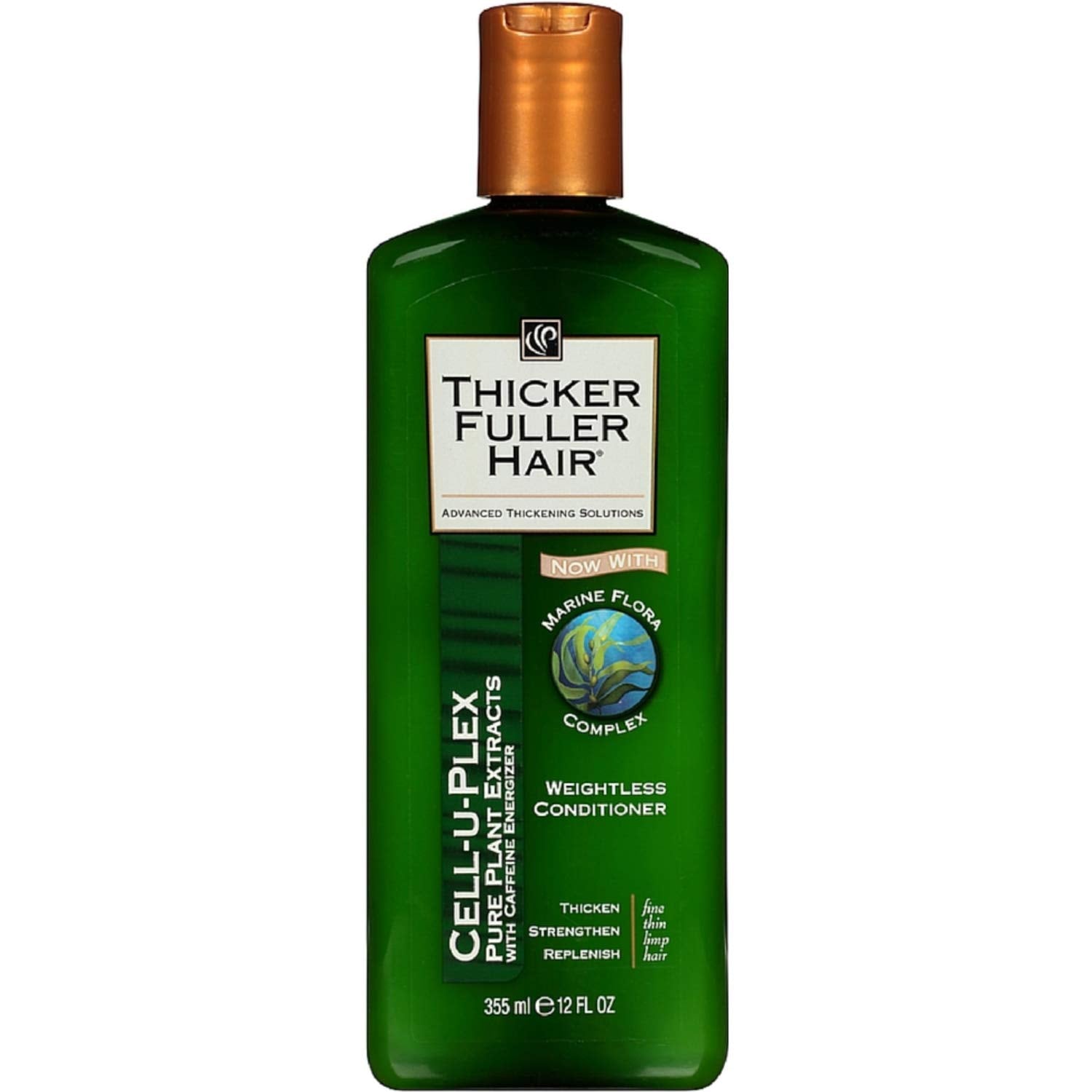 Thicker Fuller Hair Weightless Conditioner Cell-U-Plex, 12oz (2 Pack) - Nourishing Formula for Thicker, Fuller Hair