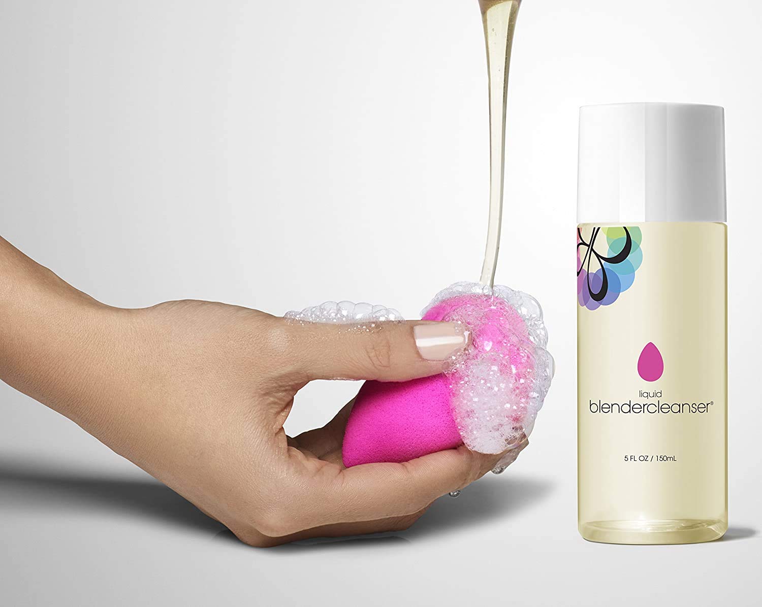 beautyblender Liquid Beauty Blender Cleanser for Cleaning Makeup Sponges, Brushes & Applicators, 5 oz. Vegan, Cruelty Free and M