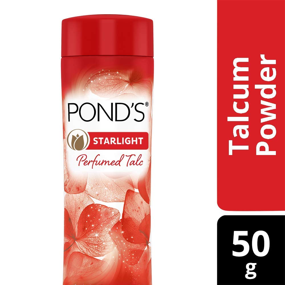 POND'S Starlight Talc 50g, Pack of 1