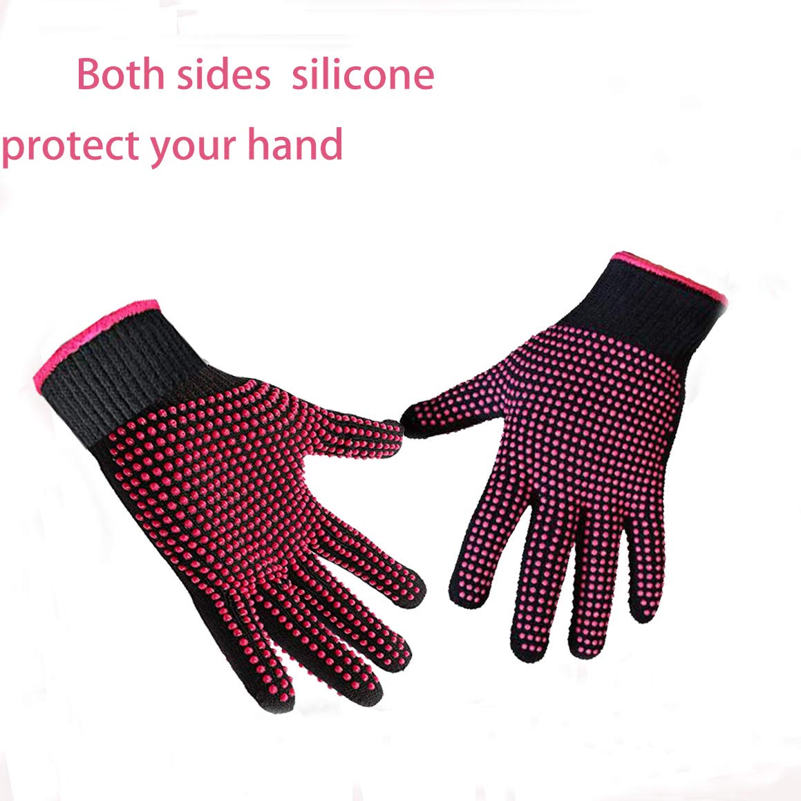 AFT90 Heat Resistant Glove for Hair Styling - Silicone, Pink, 1 Count