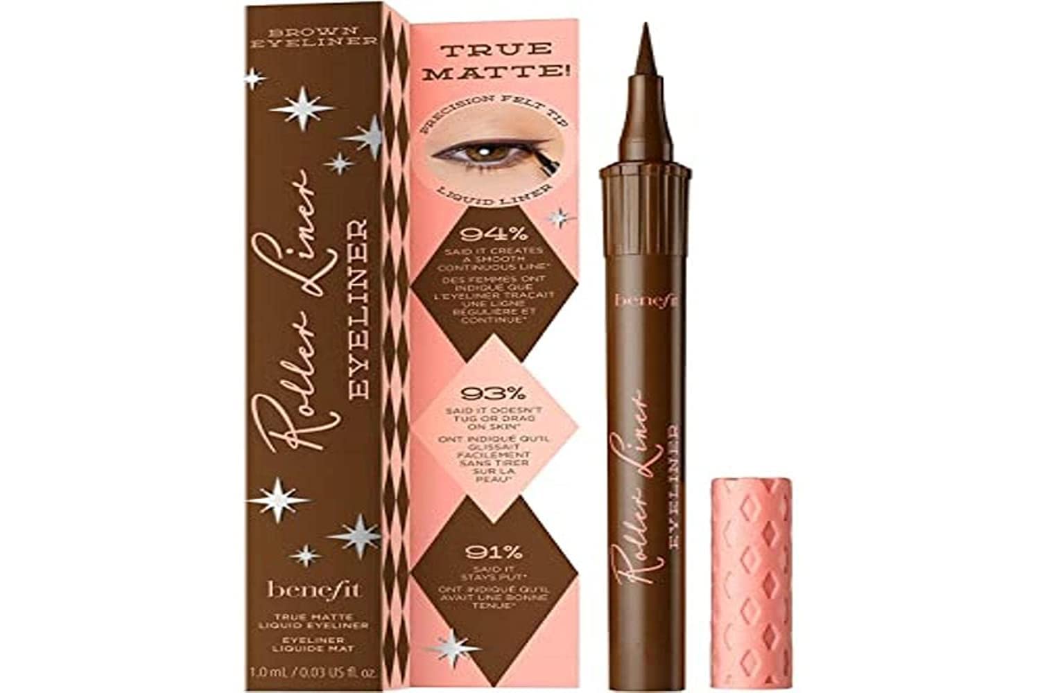 Benefit by Benefit Roller Liner - Brown --1ml/0.03oz(D0102HX8512.)