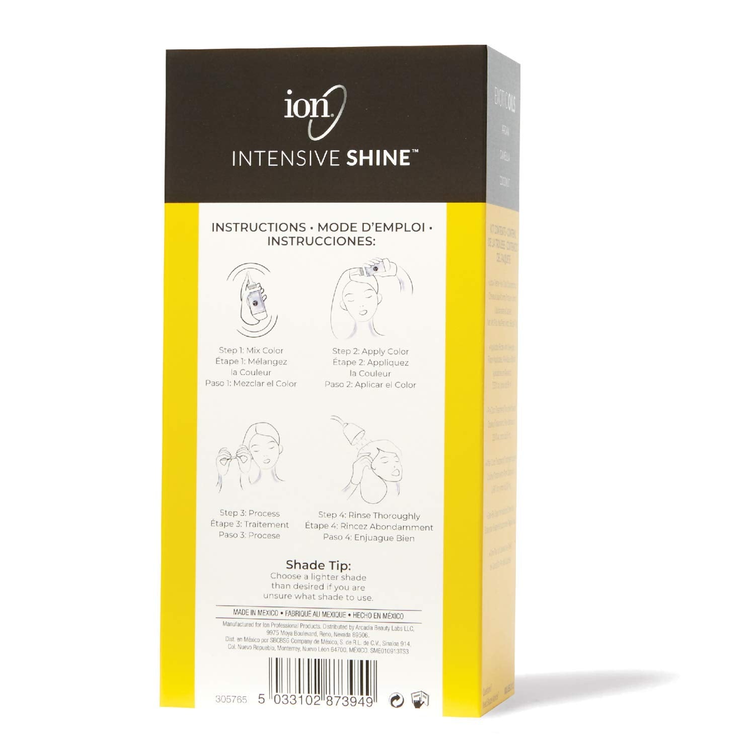 Ion Intensive Shine Hair Color Kit Cool Dark Blonde 6Nv Cool Dark Blonde 6Nv
