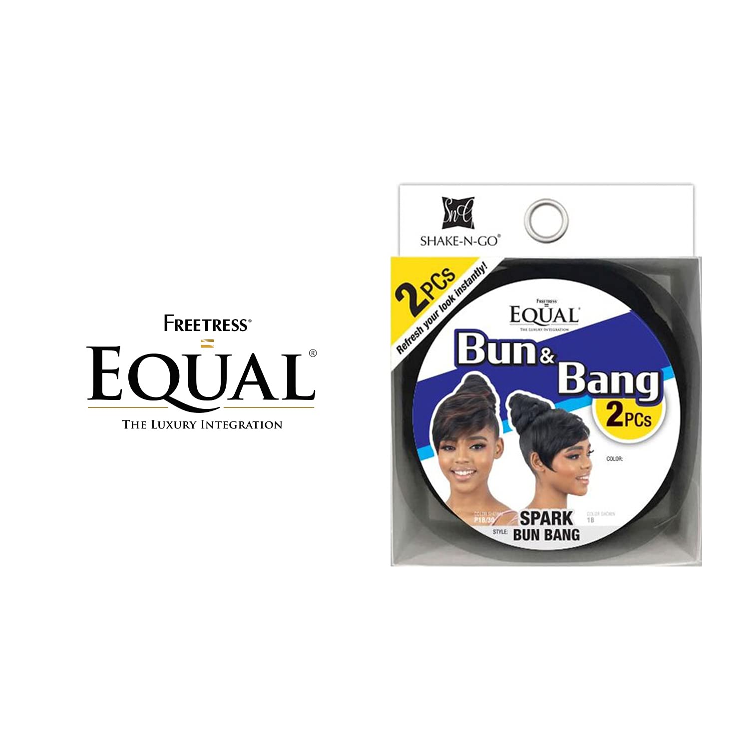 FreeTress Equal Synthetic Bun and Bang - SPARK BUN BANG (P4/30)