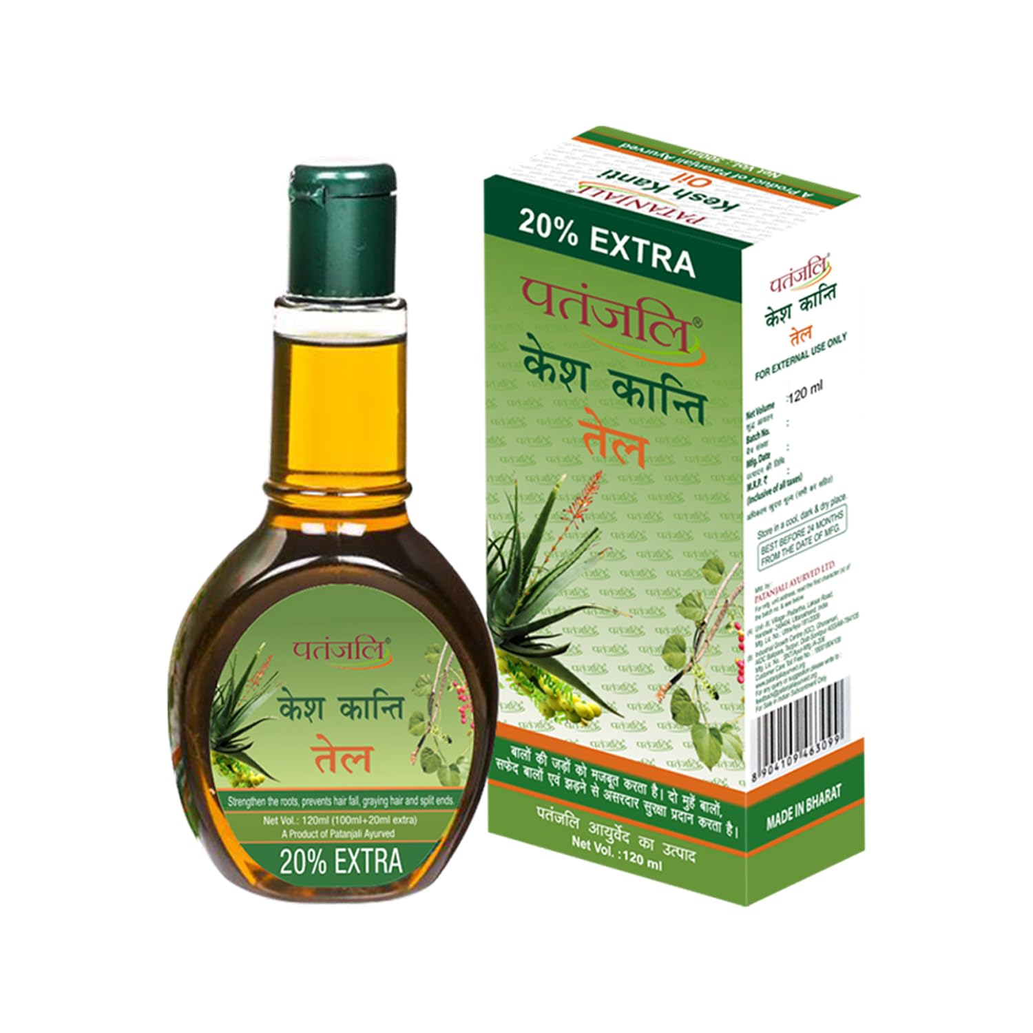 PATANJALI Kesh Kanti Oil (120 ml)