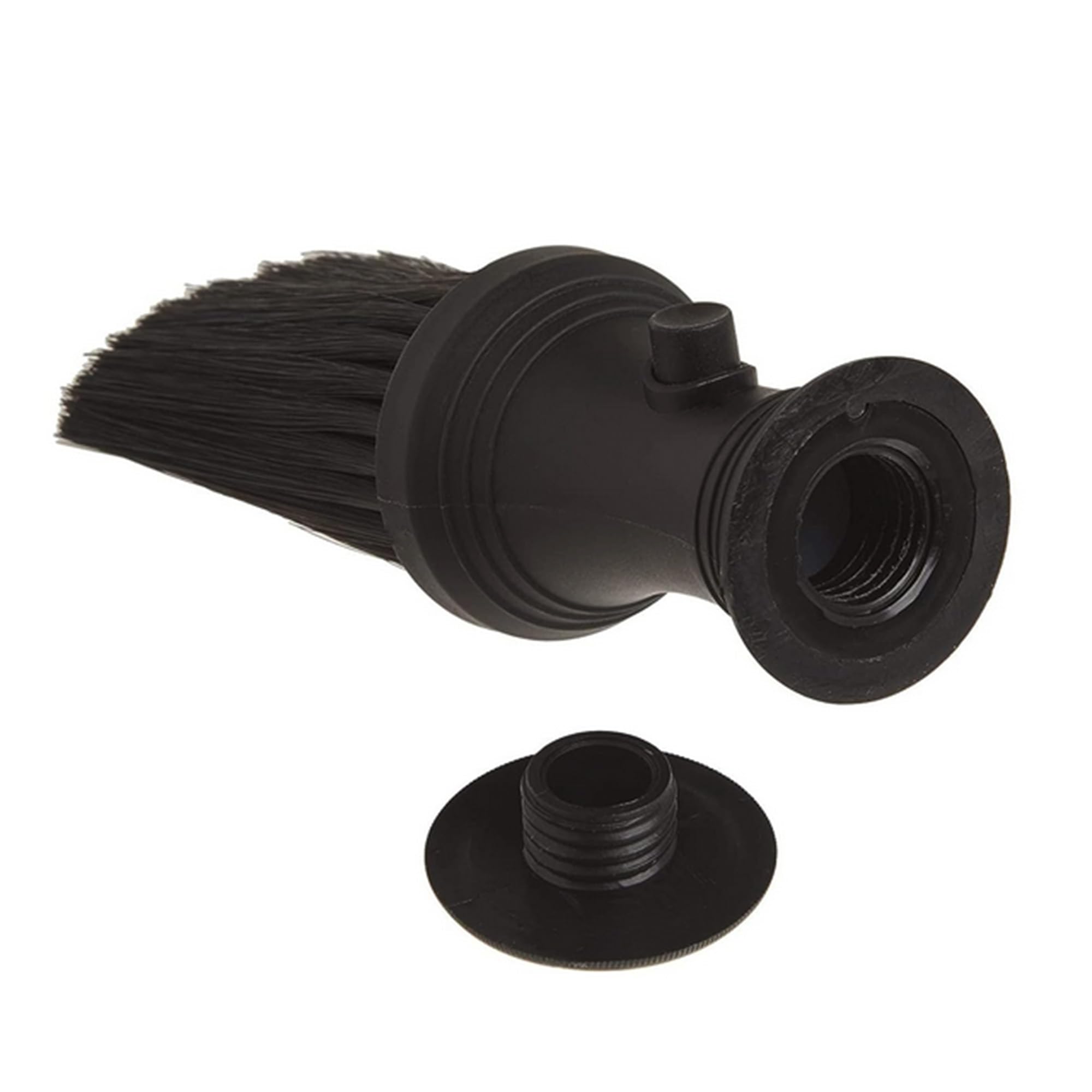 Diane Neck Duster with Powder Dispenser Barber and Salon Brush to Remove Loose Hair from Neckline and Ears, Soft Nylon Bristles,